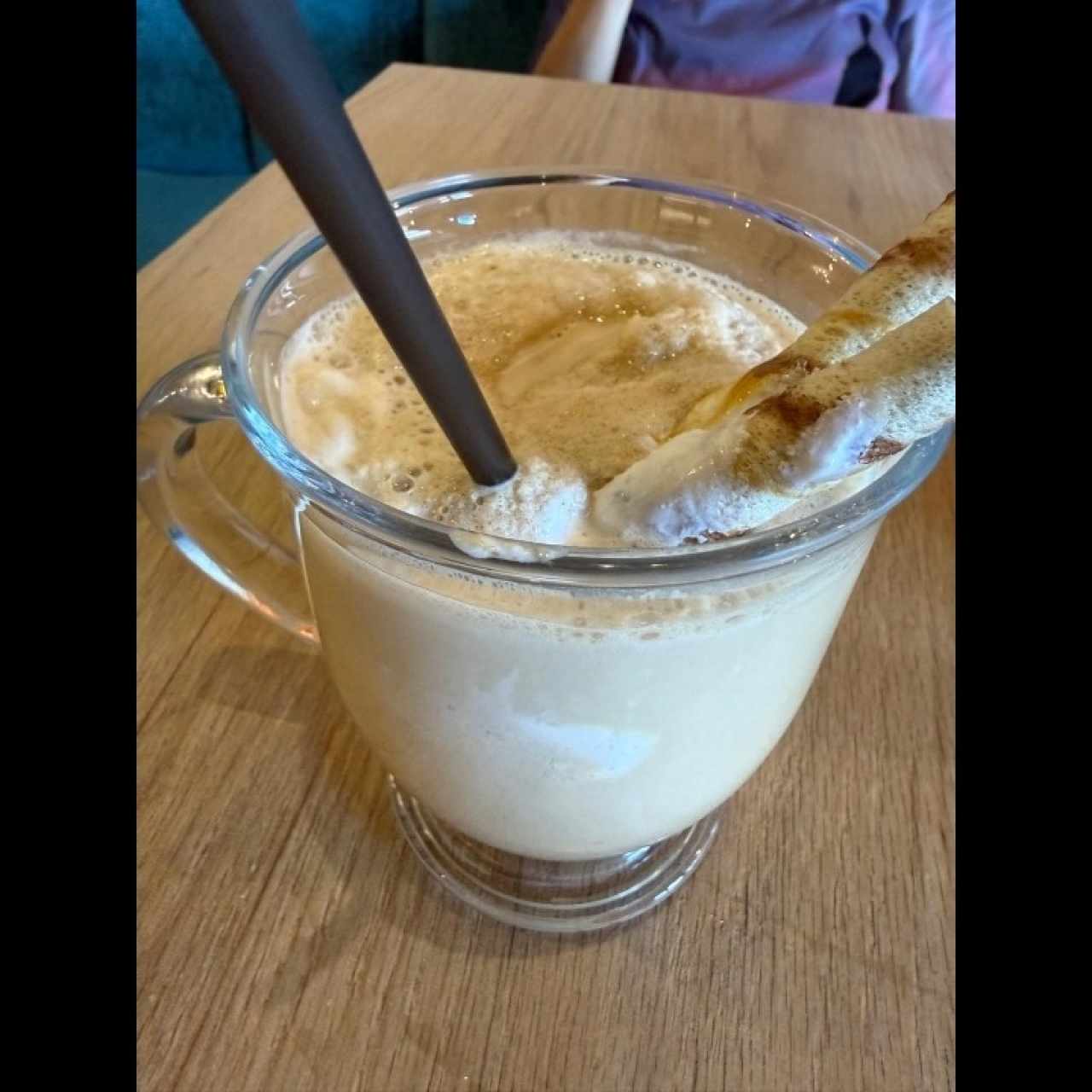 Frappe caramelo y café 