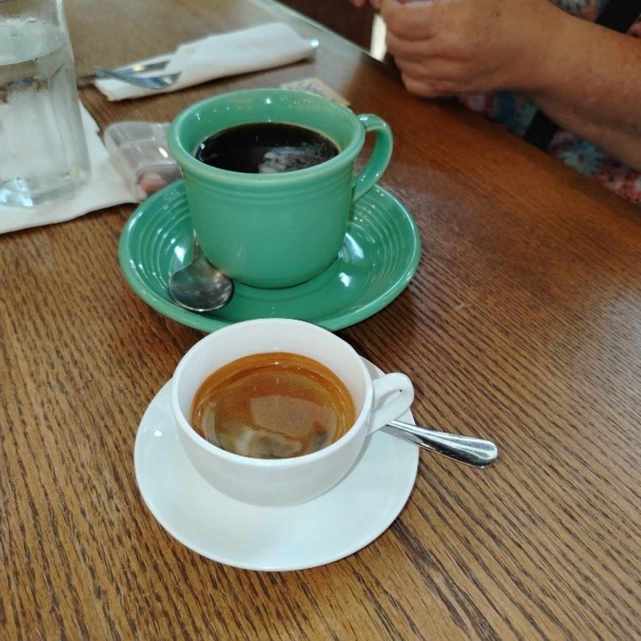 Café expreso y americano 