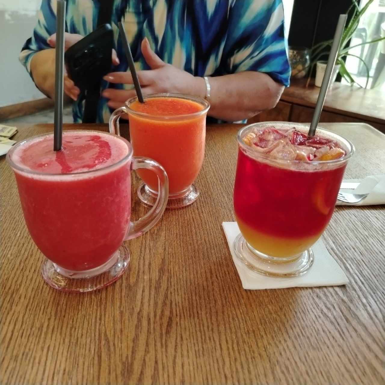 Licuado Papaya fresa y blist