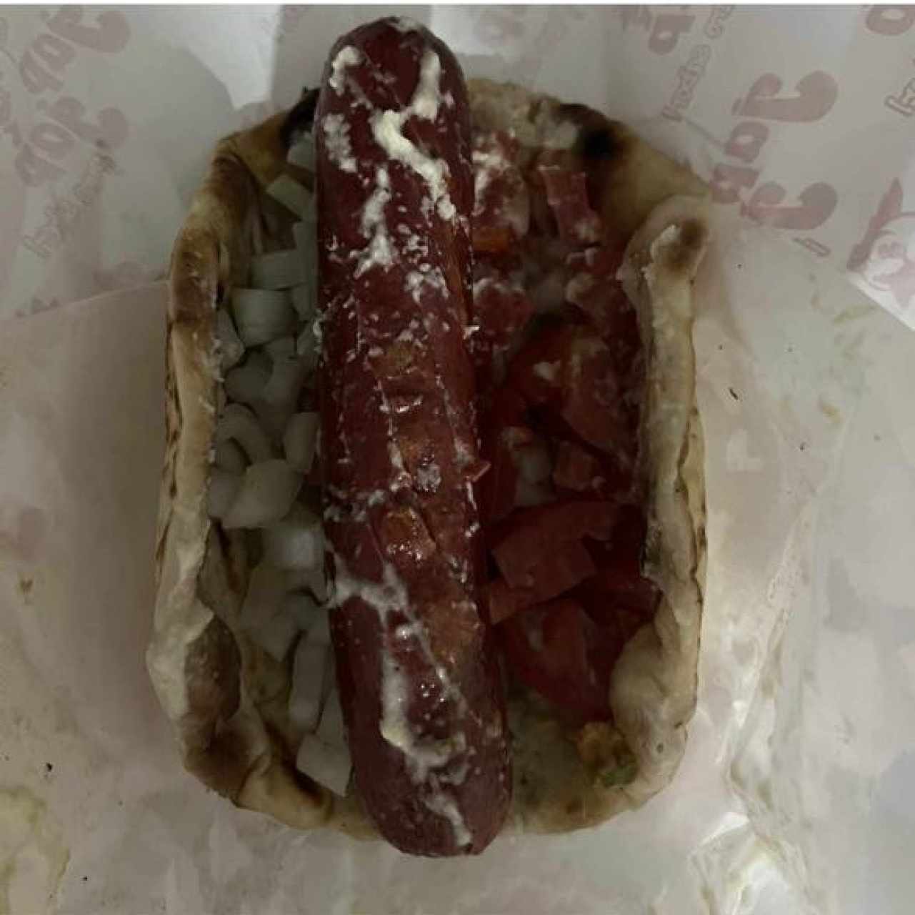 Chorizo en pan pita