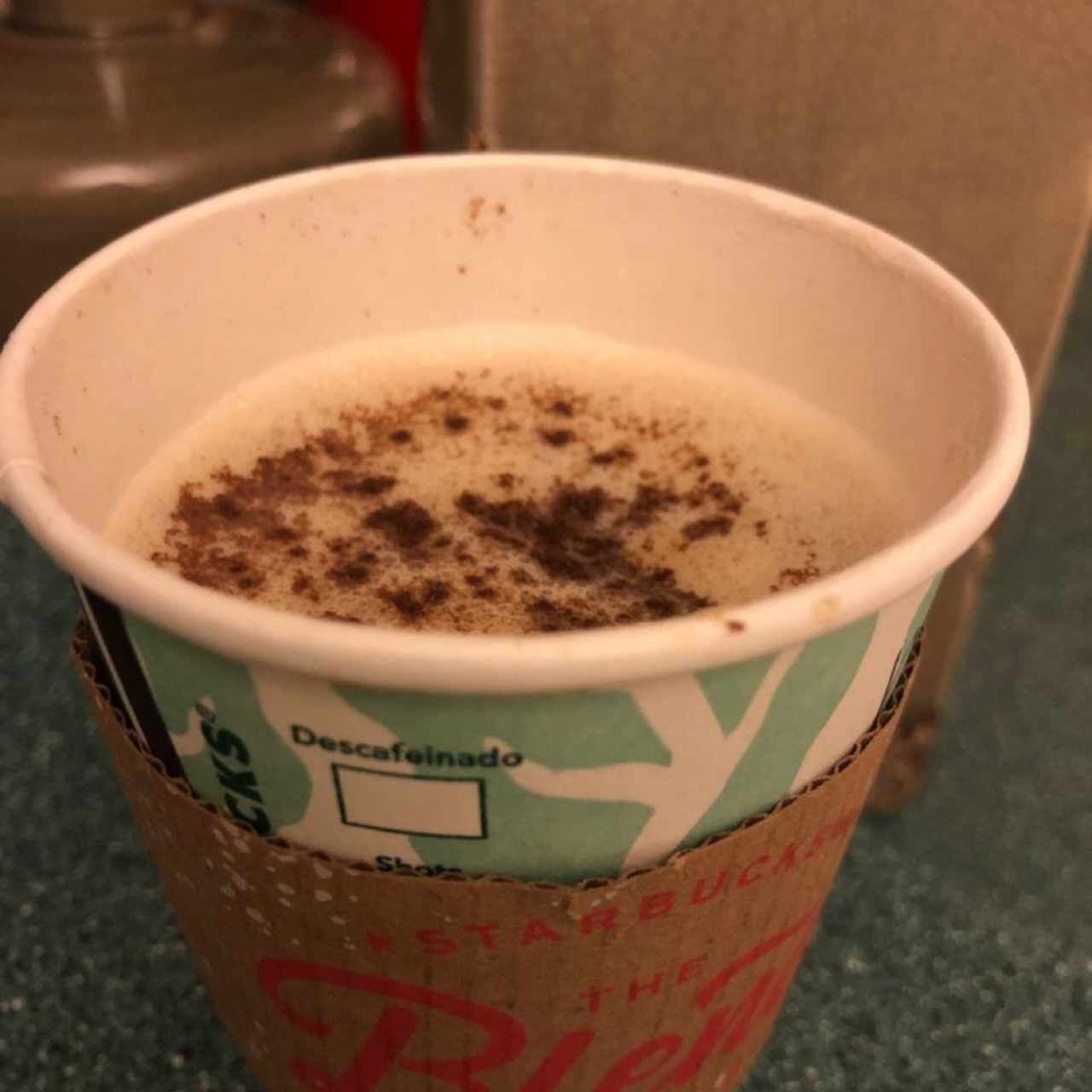 capuccino con leche deslactosada