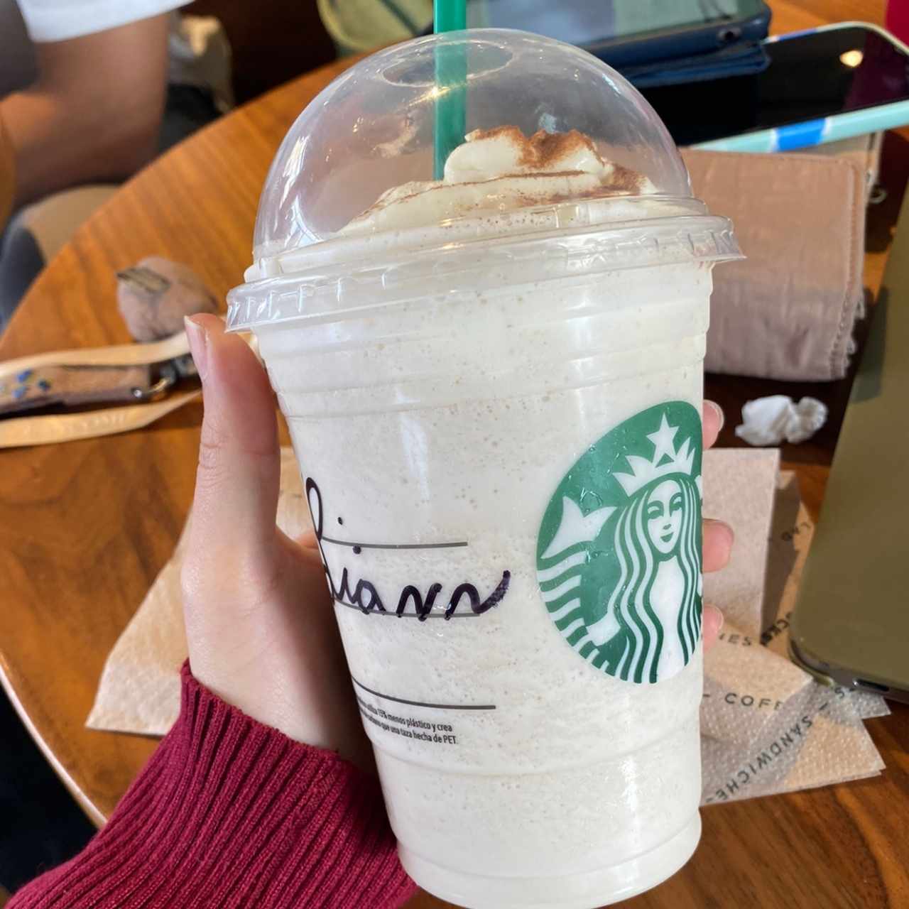 Frappuccino de Chai Tea Cream