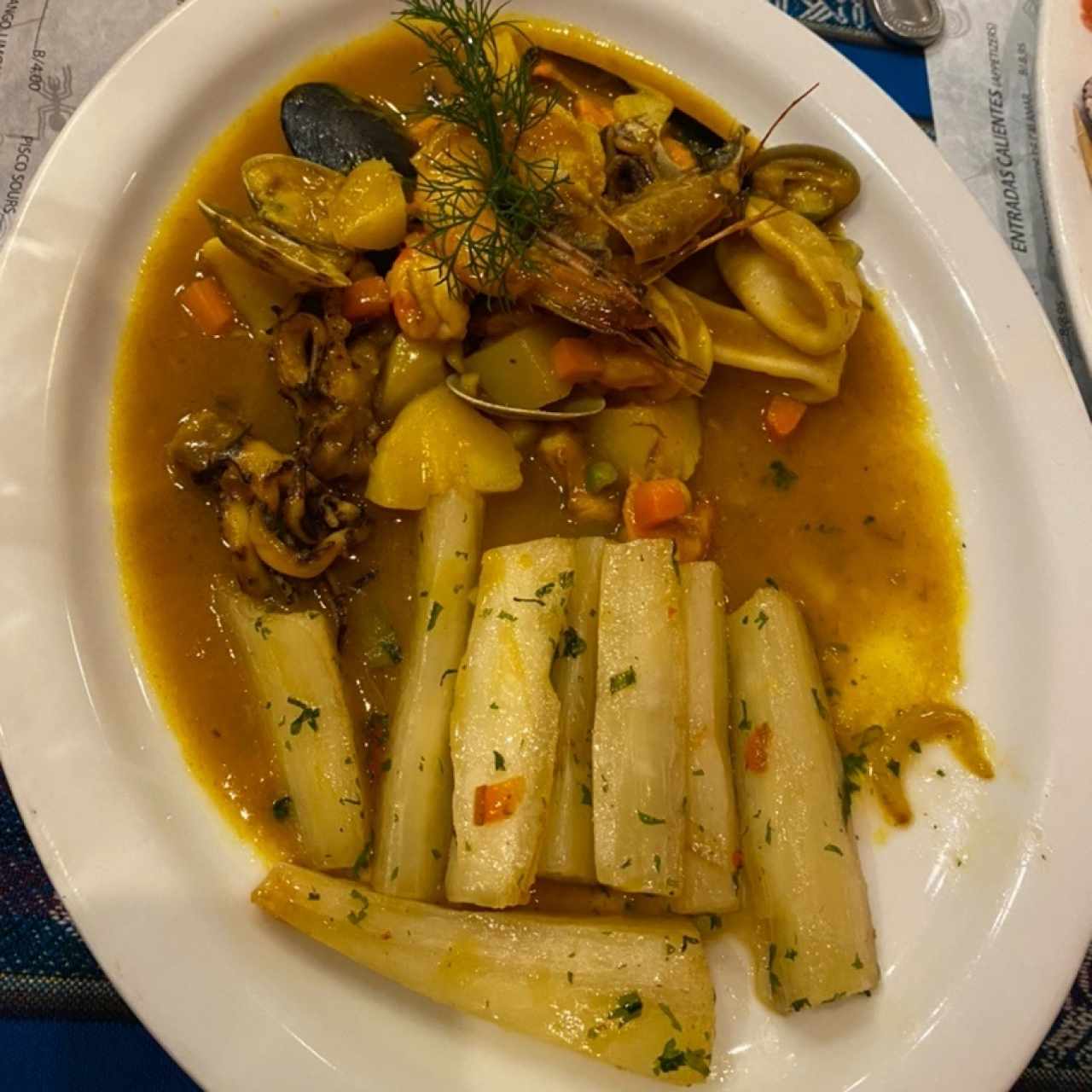 Cau cau de Mariscos