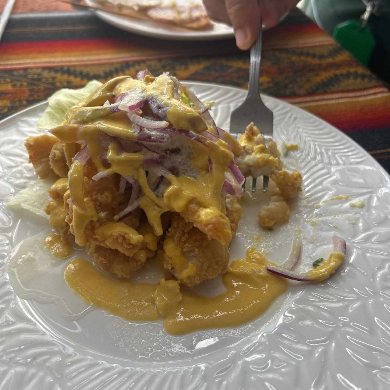 Entradas Calientes - Ceviche Frito