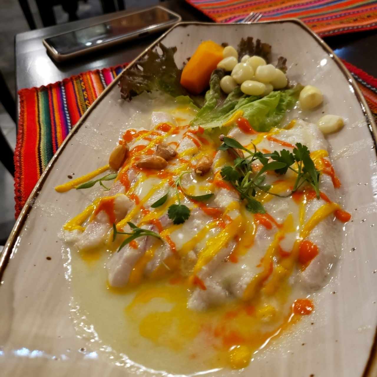 tiradito de lenguado