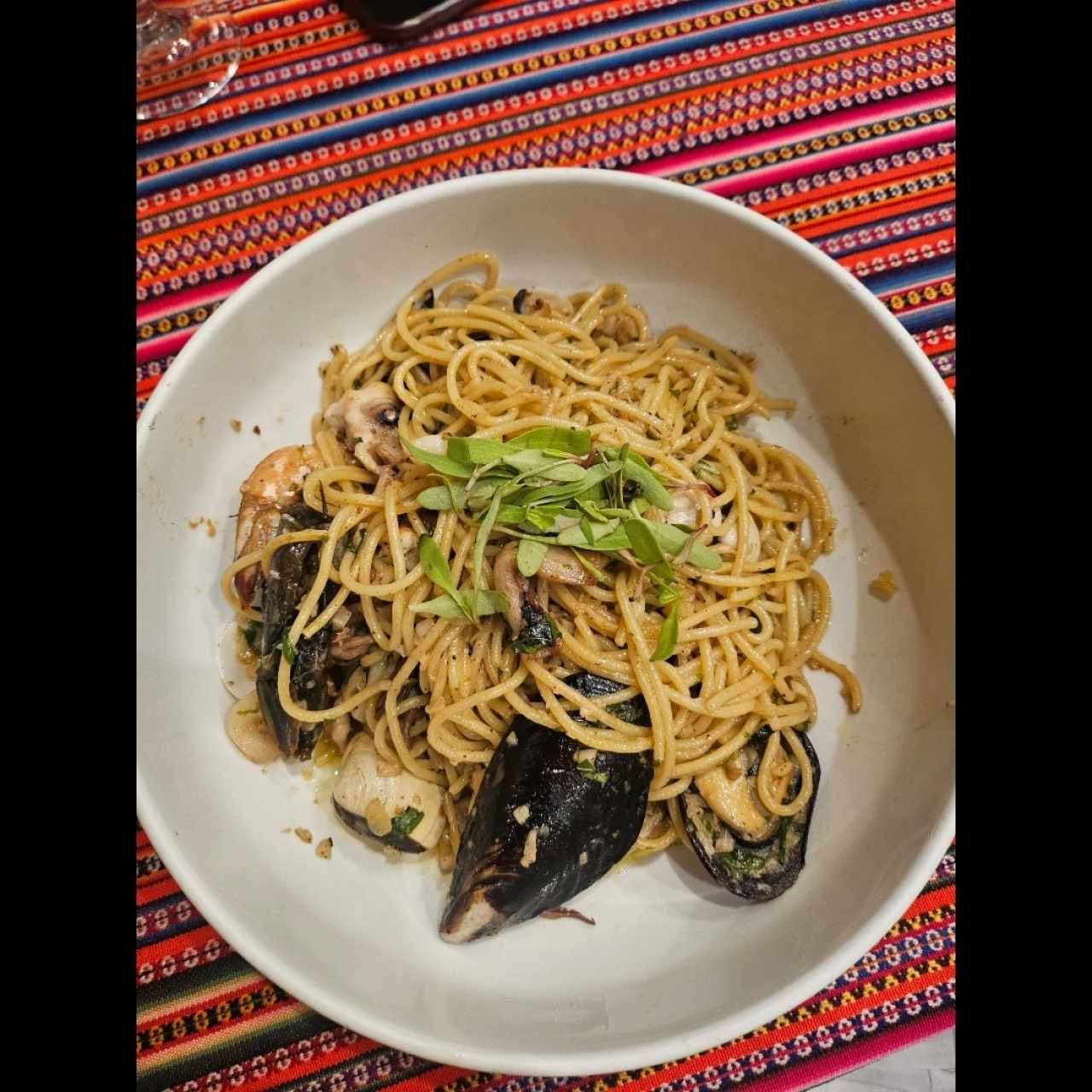 Spaguetti Frutos de Mar