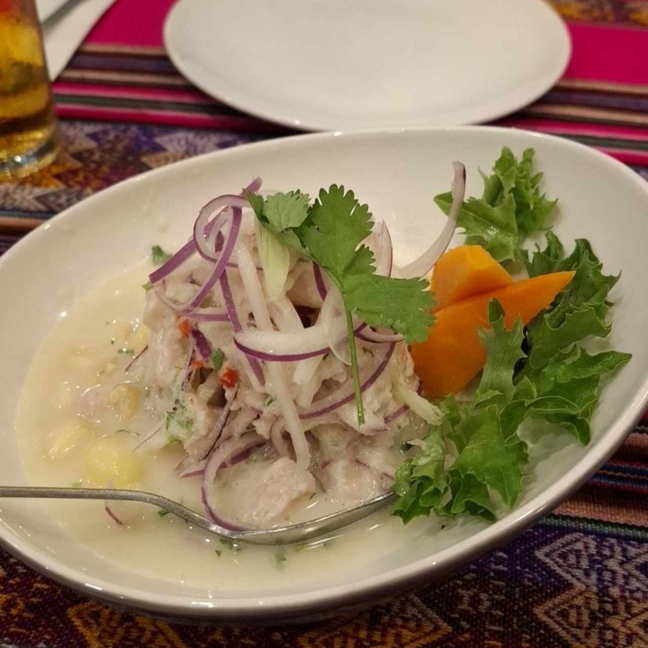 Entradas Frías - CEVICHE DE CORVINA