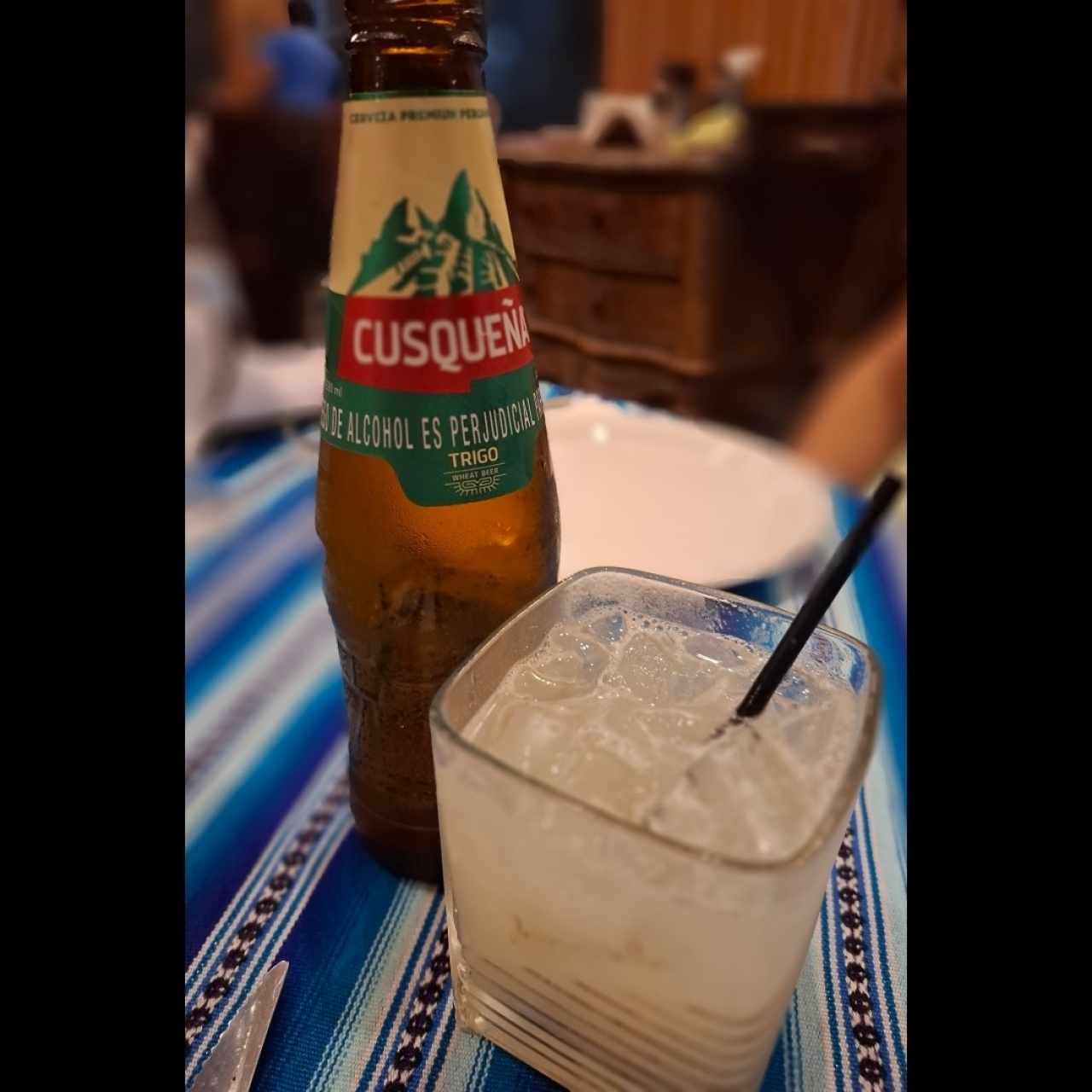Cusqueña y Pisco Sour