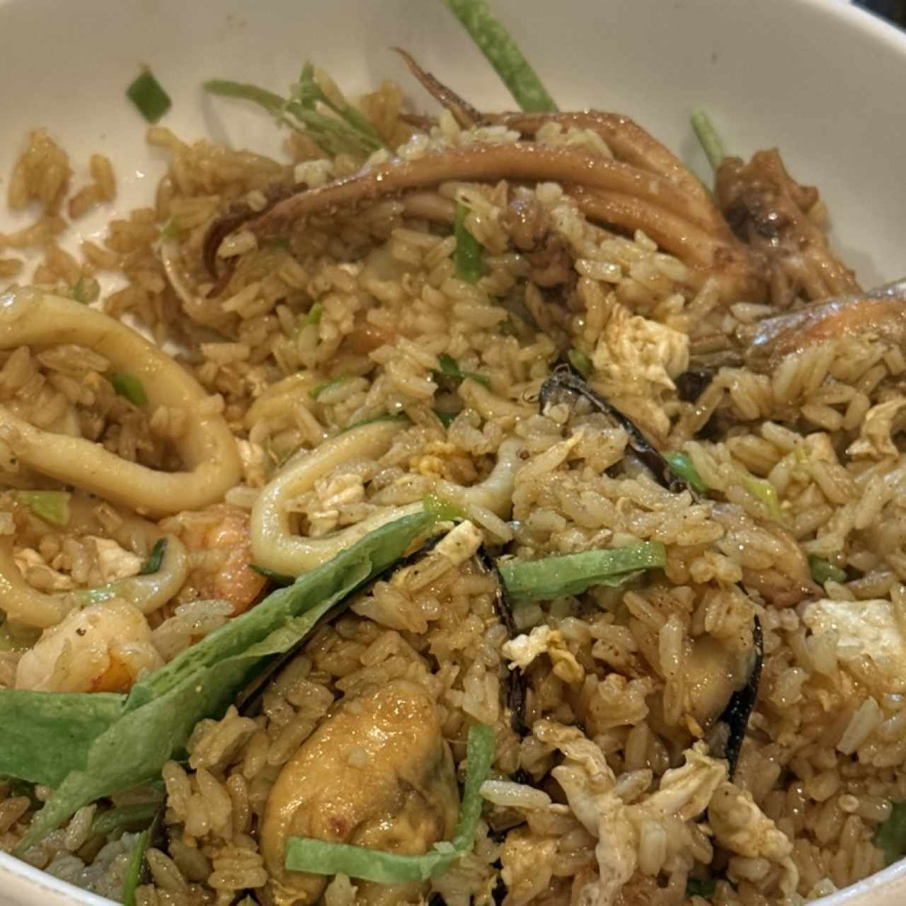 Arroz Chaufa de Mariscos