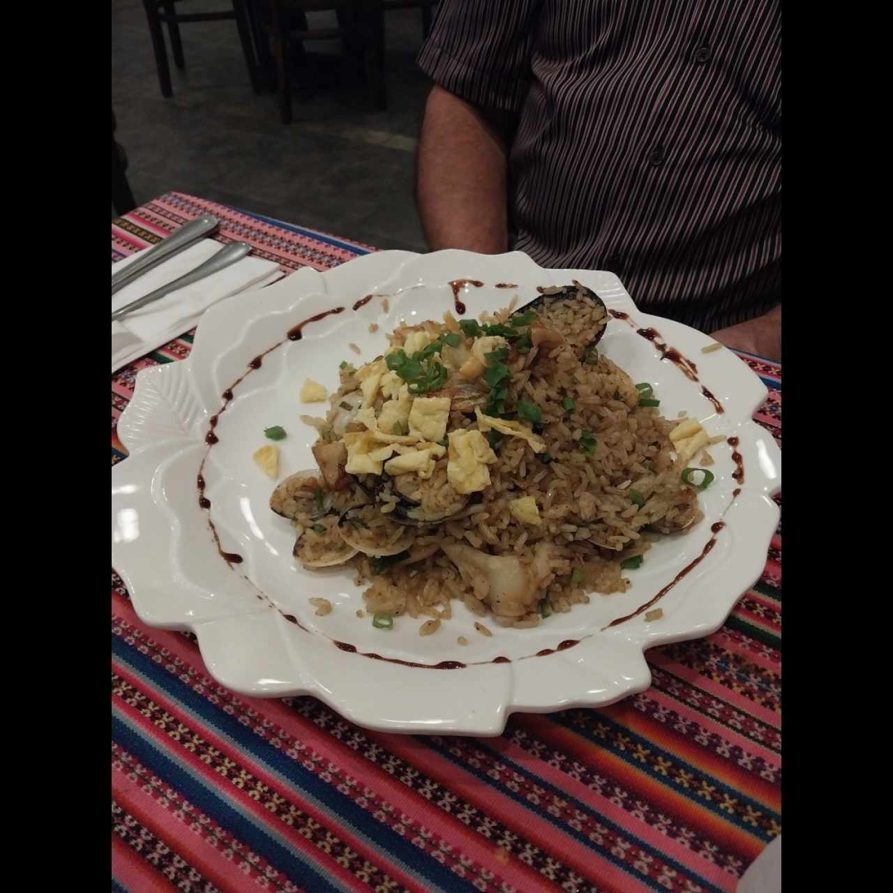 Arroz Chaufa de Mariscos