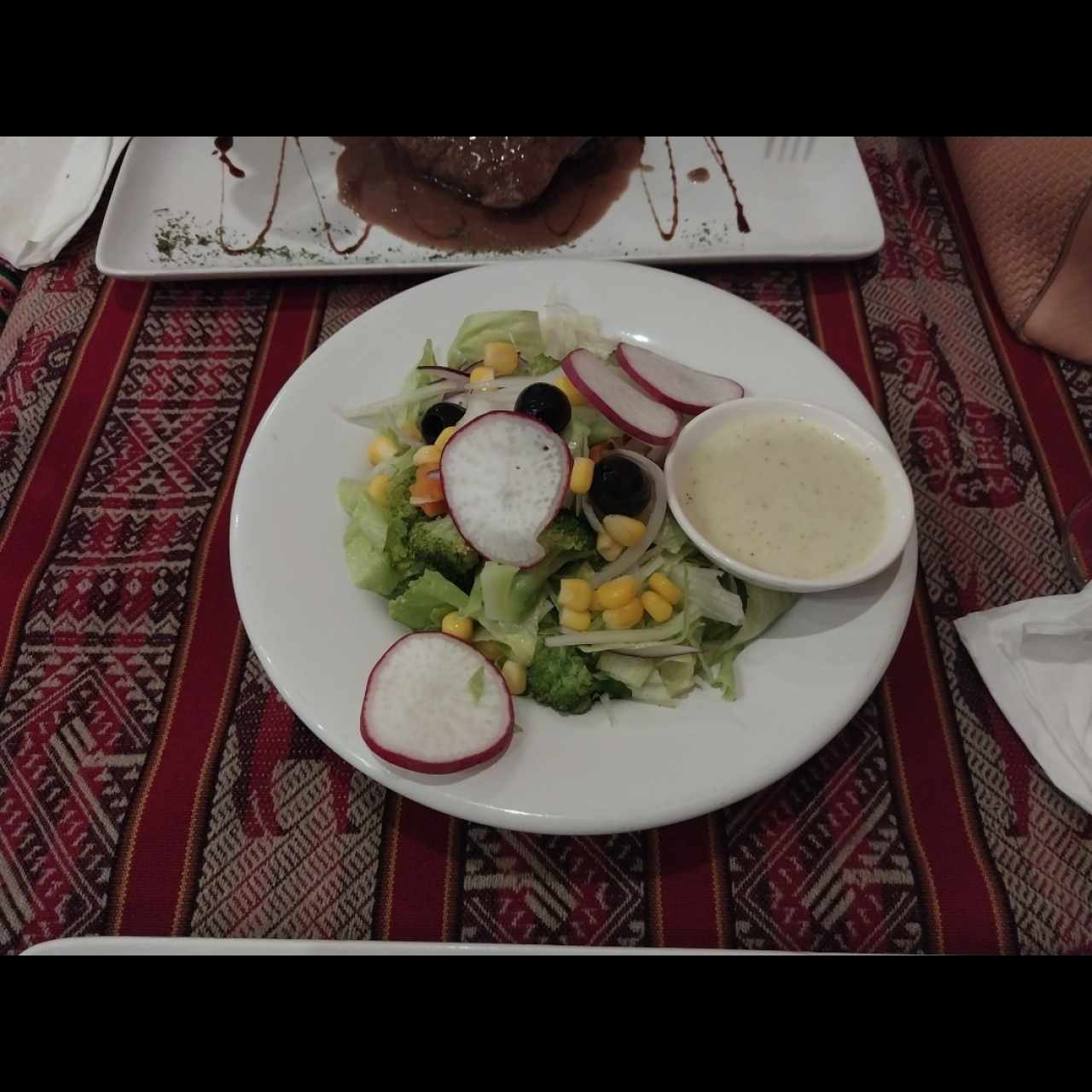 Ensalada de vegetales (acompañamiento)