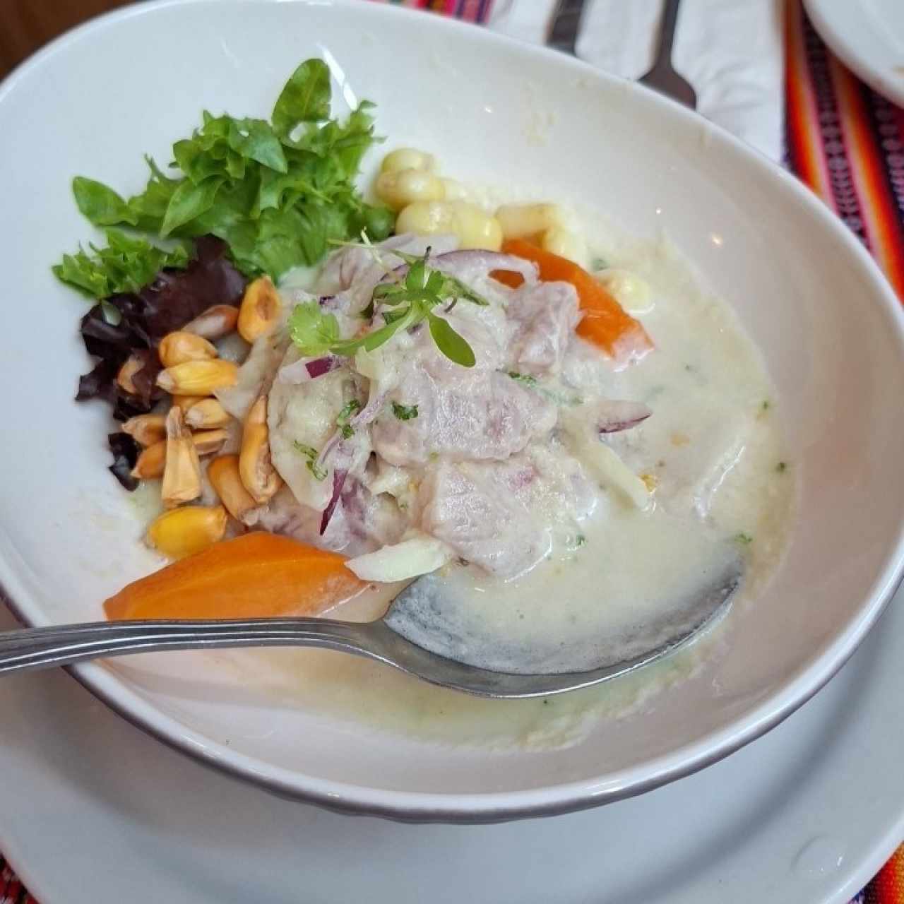 Entradas Frías - CEVICHE DE CORVINA