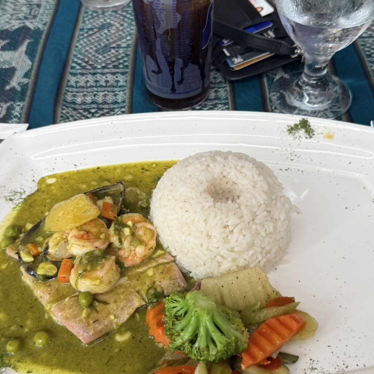 Lunch-Seco de Pescado-salsa verde