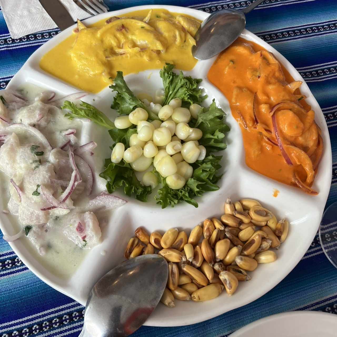 Ceviche a las Tres Cremas