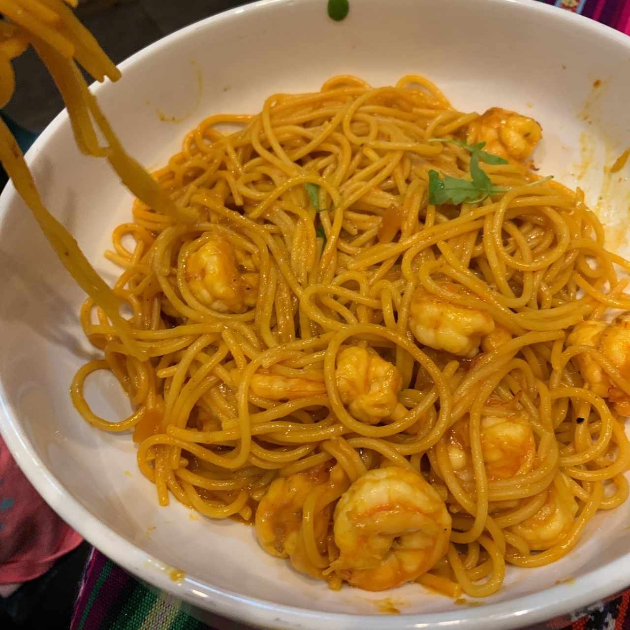 Spagueti menu infantil