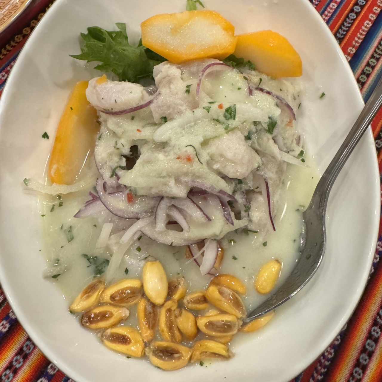 Entradas Frías - CEVICHE DE CORVINA