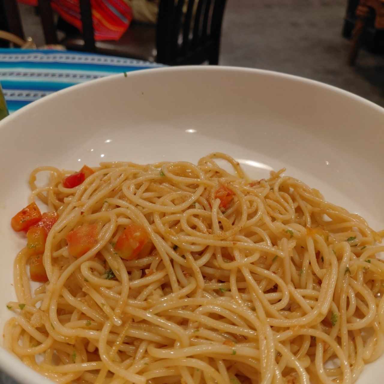Menú Infantil - Spaguetti con Pollo