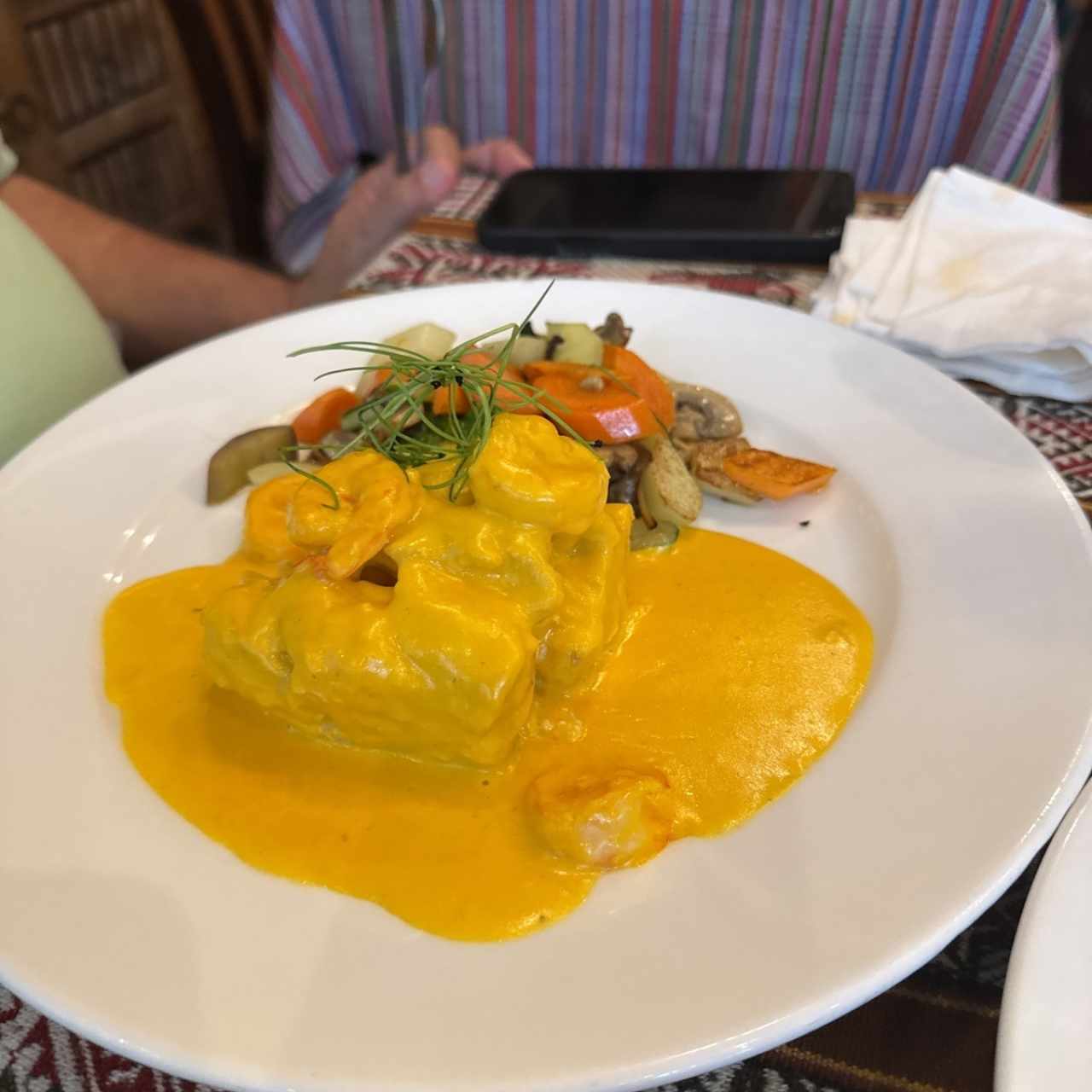 Corvina Rellena de Camarones