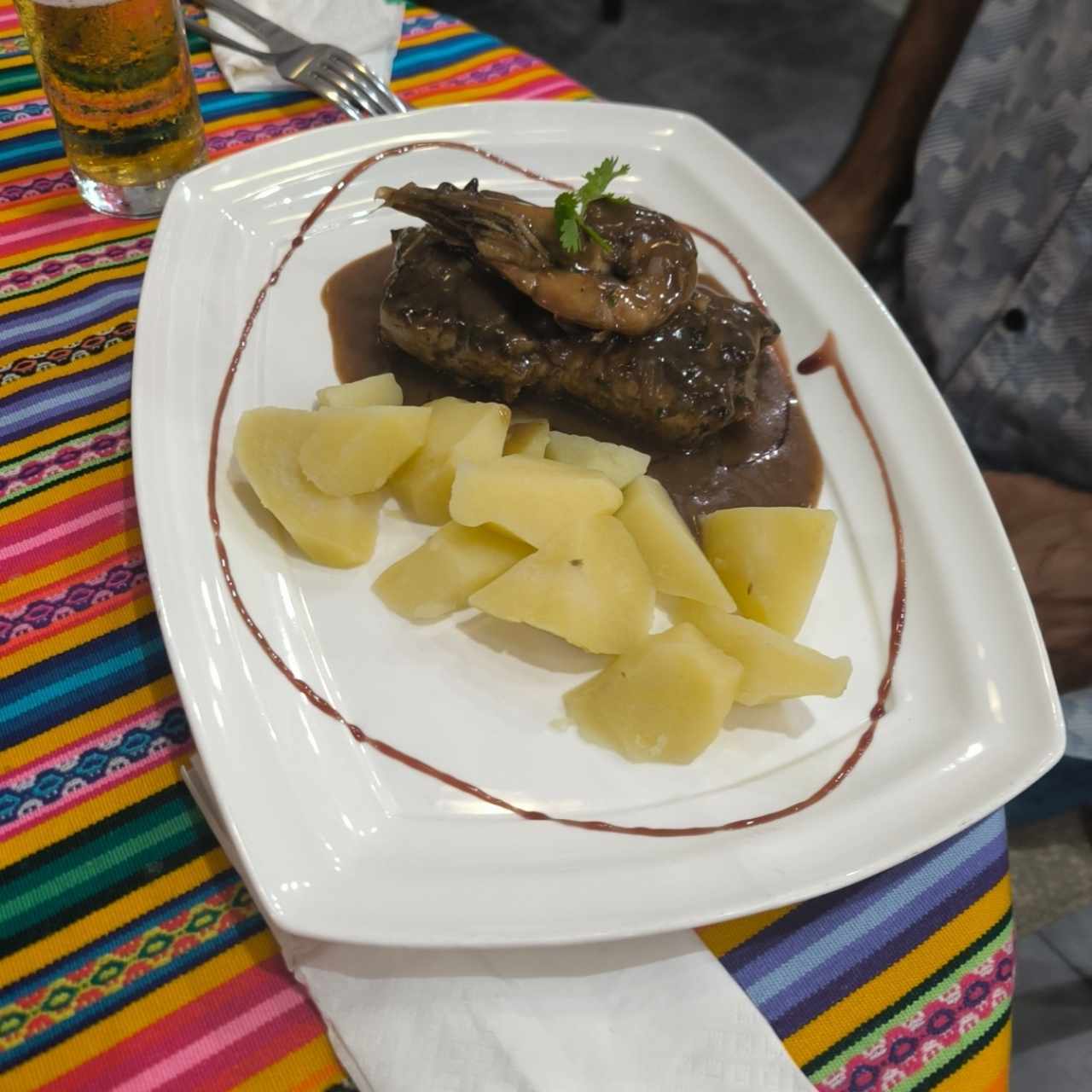 Filete Relleno de Langostinos