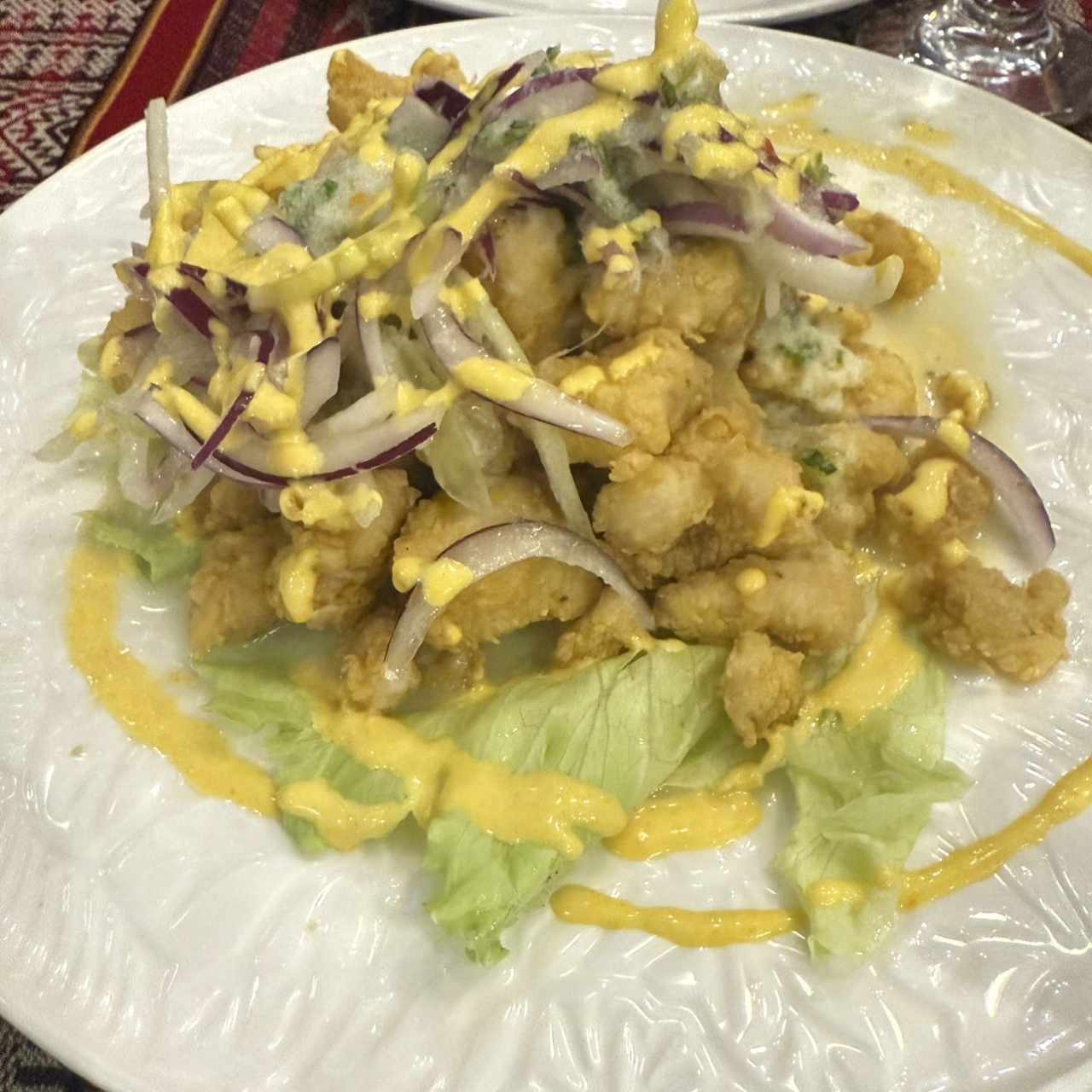 Entradas Calientes - Ceviche Frito