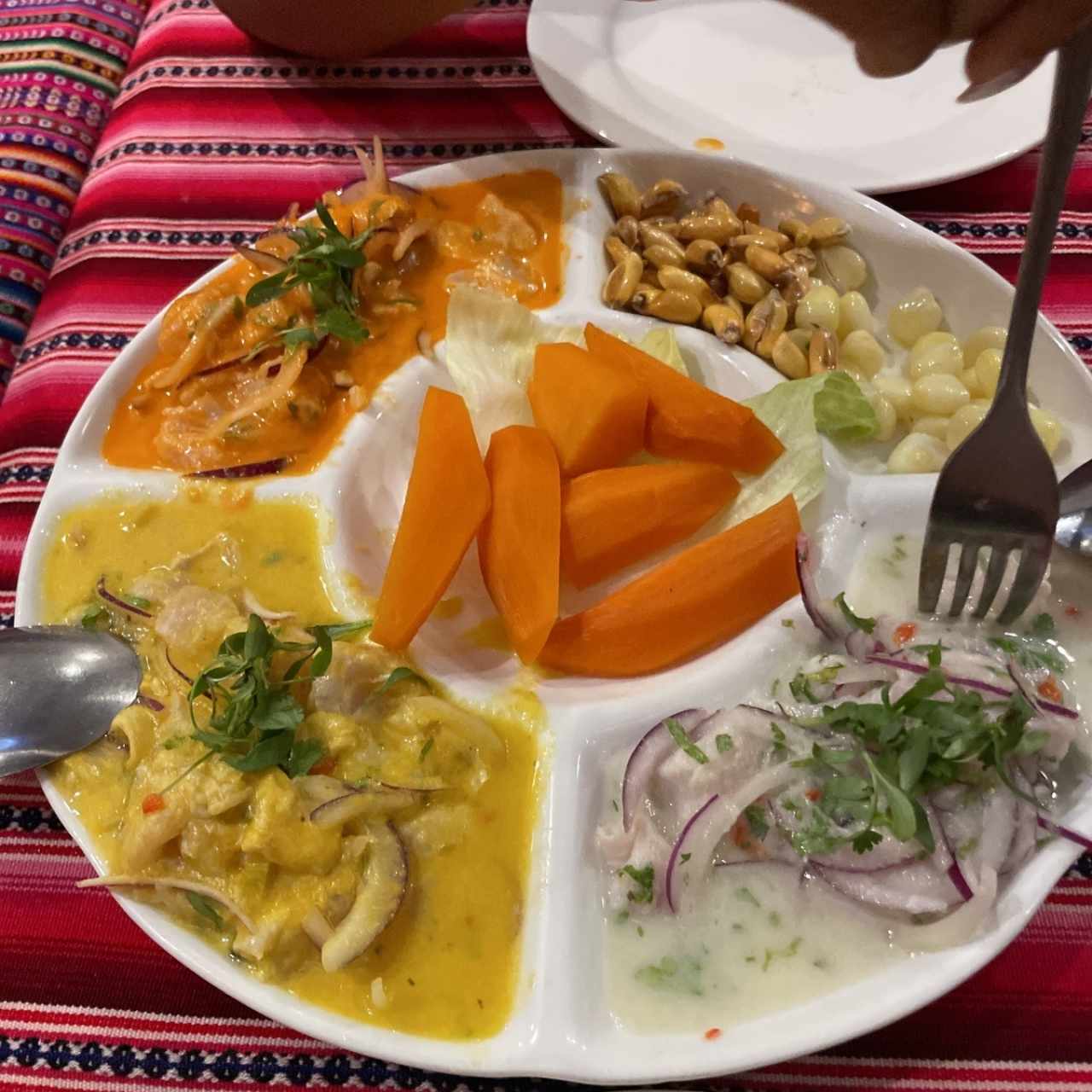Ceviche a las Tres Cremas