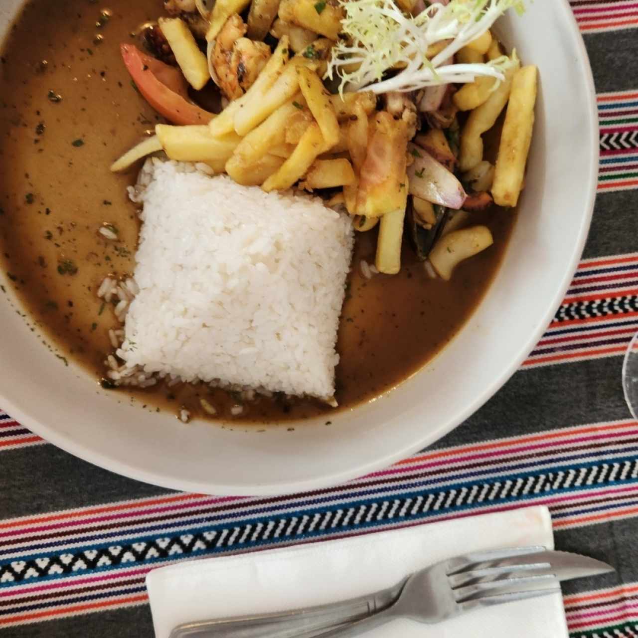 Mariscos Salteados