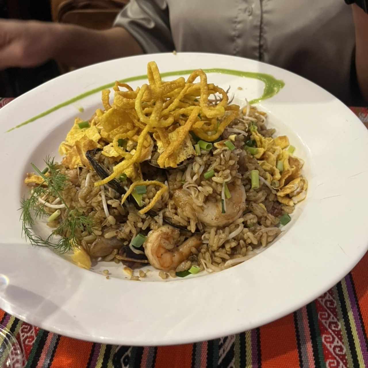 Arroz Chaufa de Mariscos