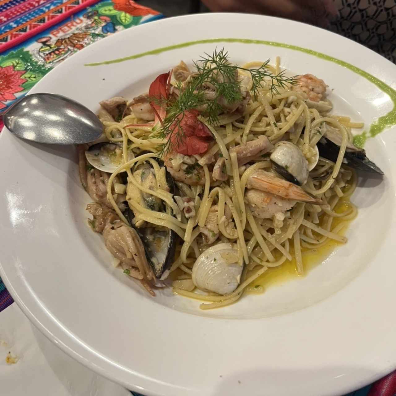 Spaguetti Frutos de Mar