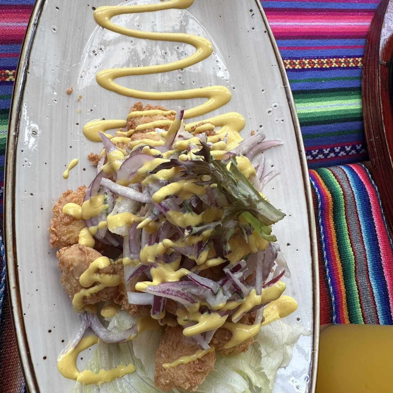 Entradas Calientes - Ceviche Frito