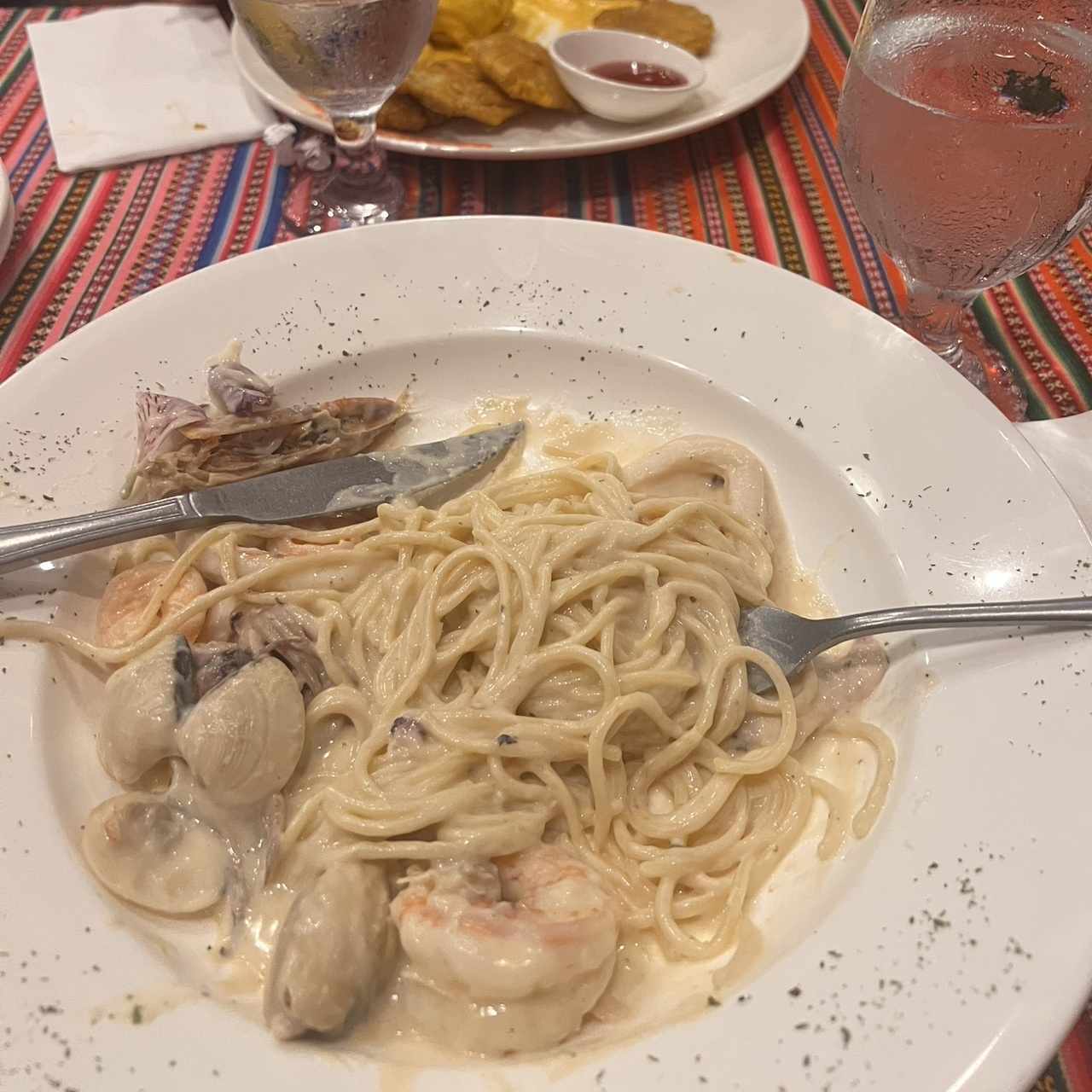 Mariscos Salteados