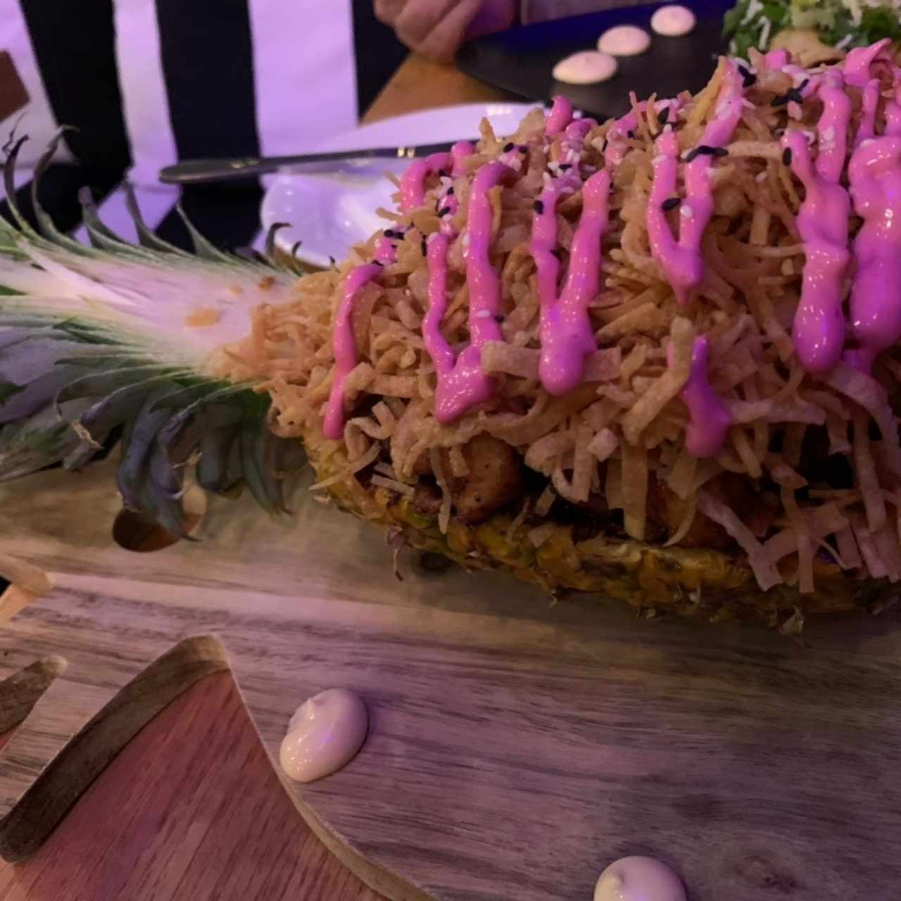Divimo Pollo con Piña ! Una opcion super rica y se puede comparti!