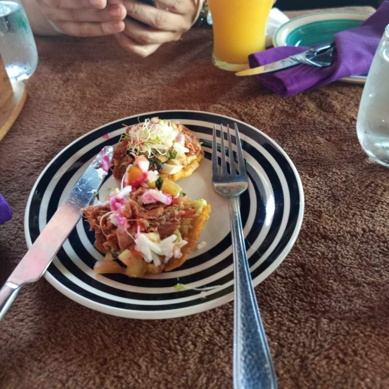 Patacones rellenos