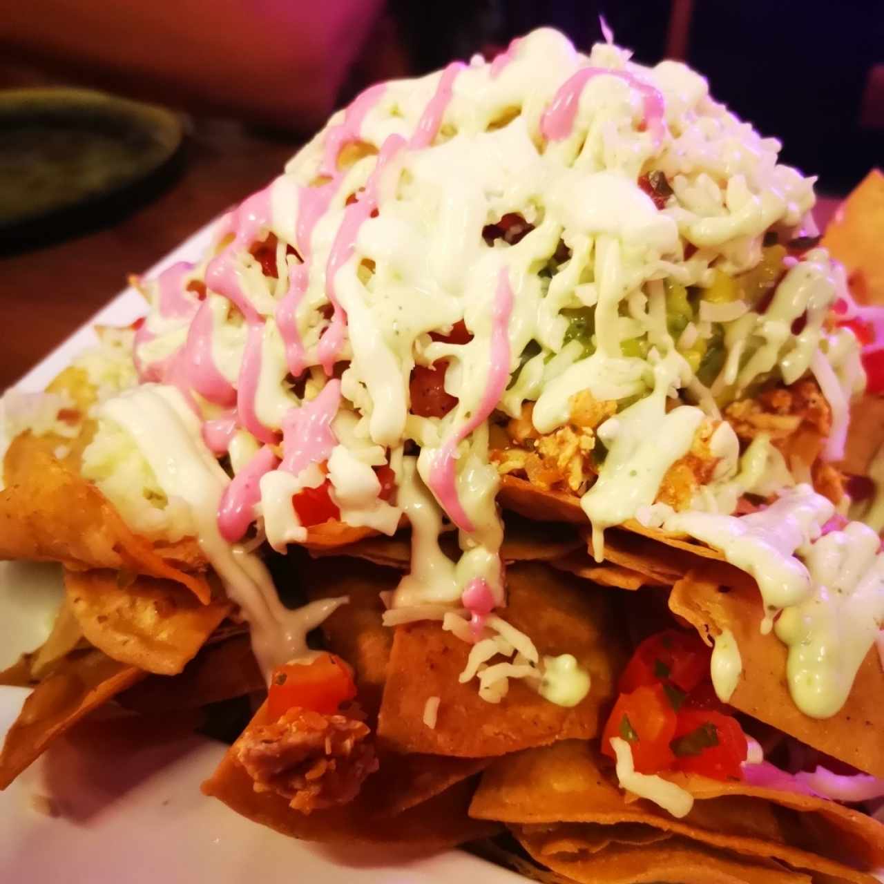 Nachos de pollo