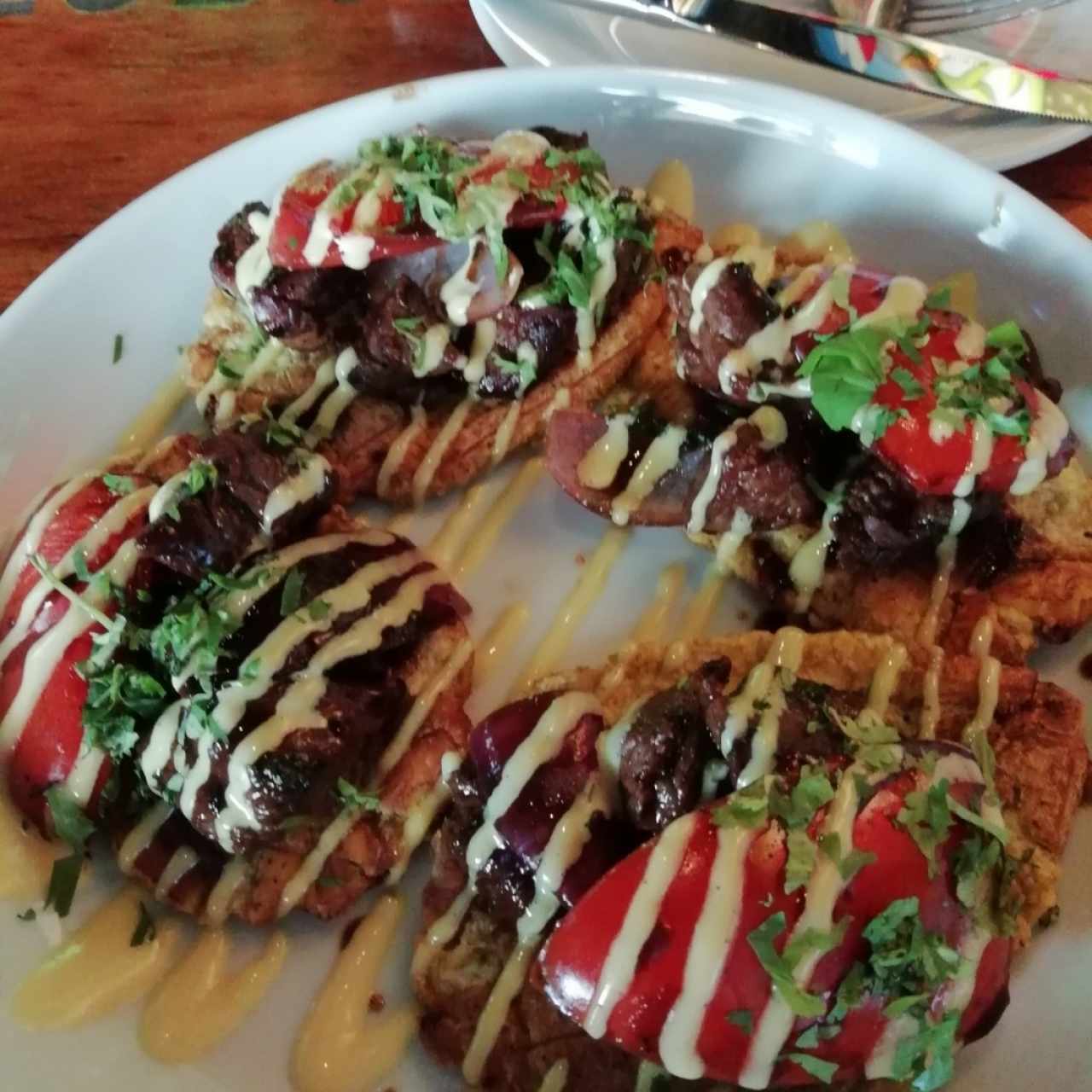 patacones de lomito