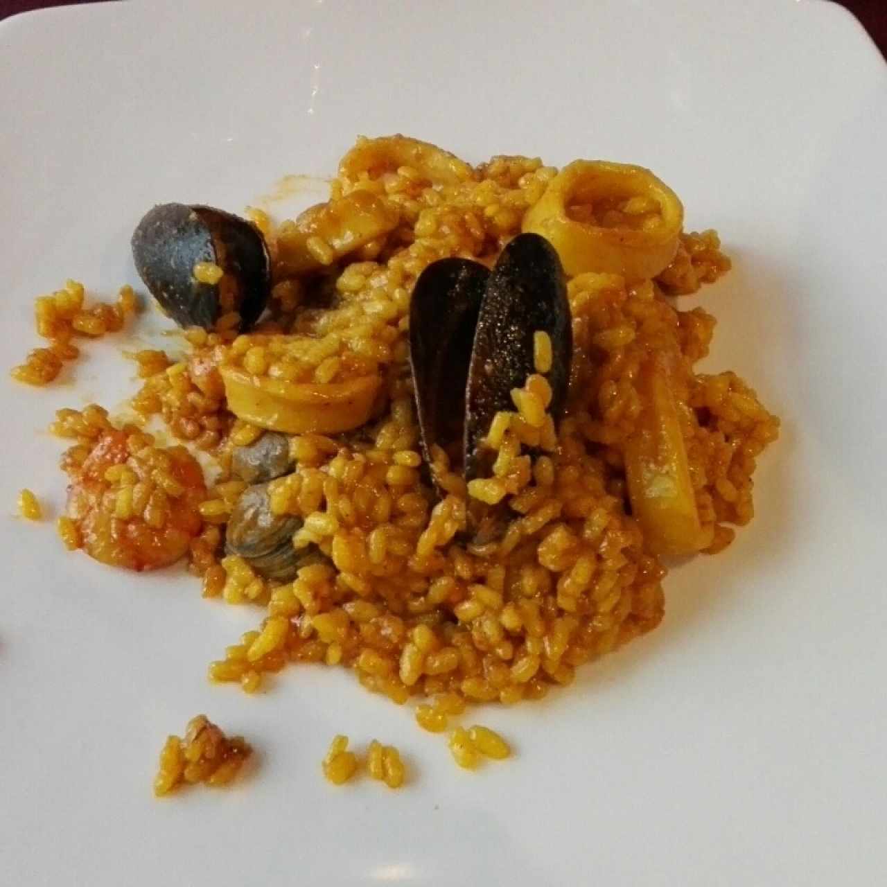 paella de mariscos