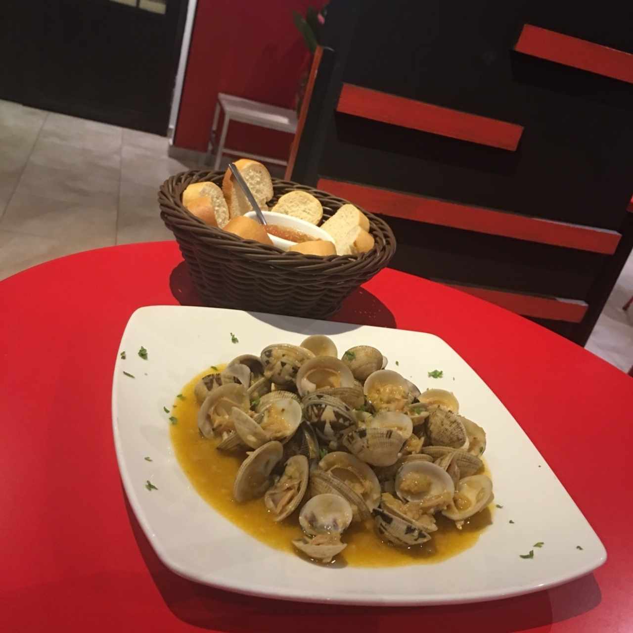 almejas al ajillo 🤤