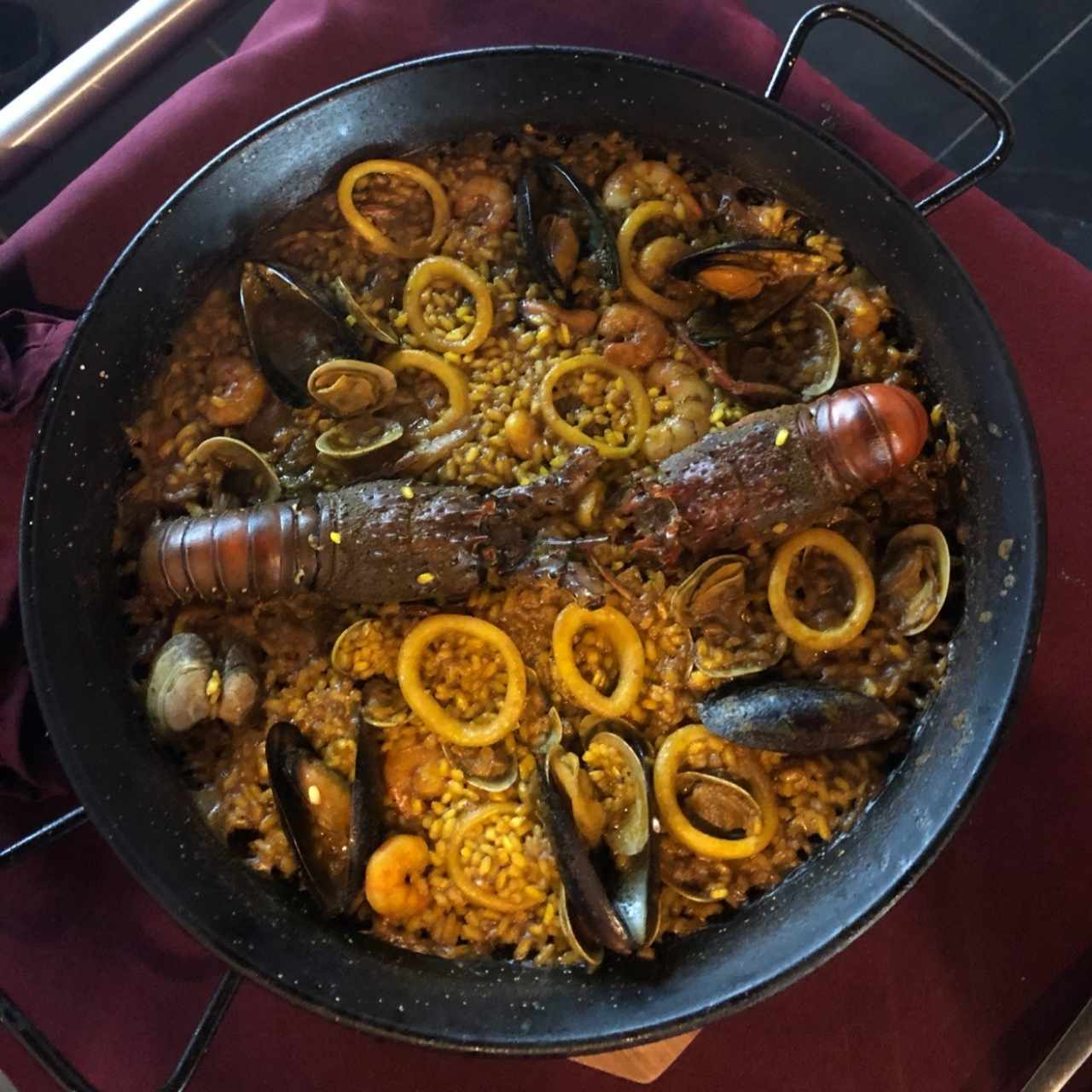 paella de mariscos