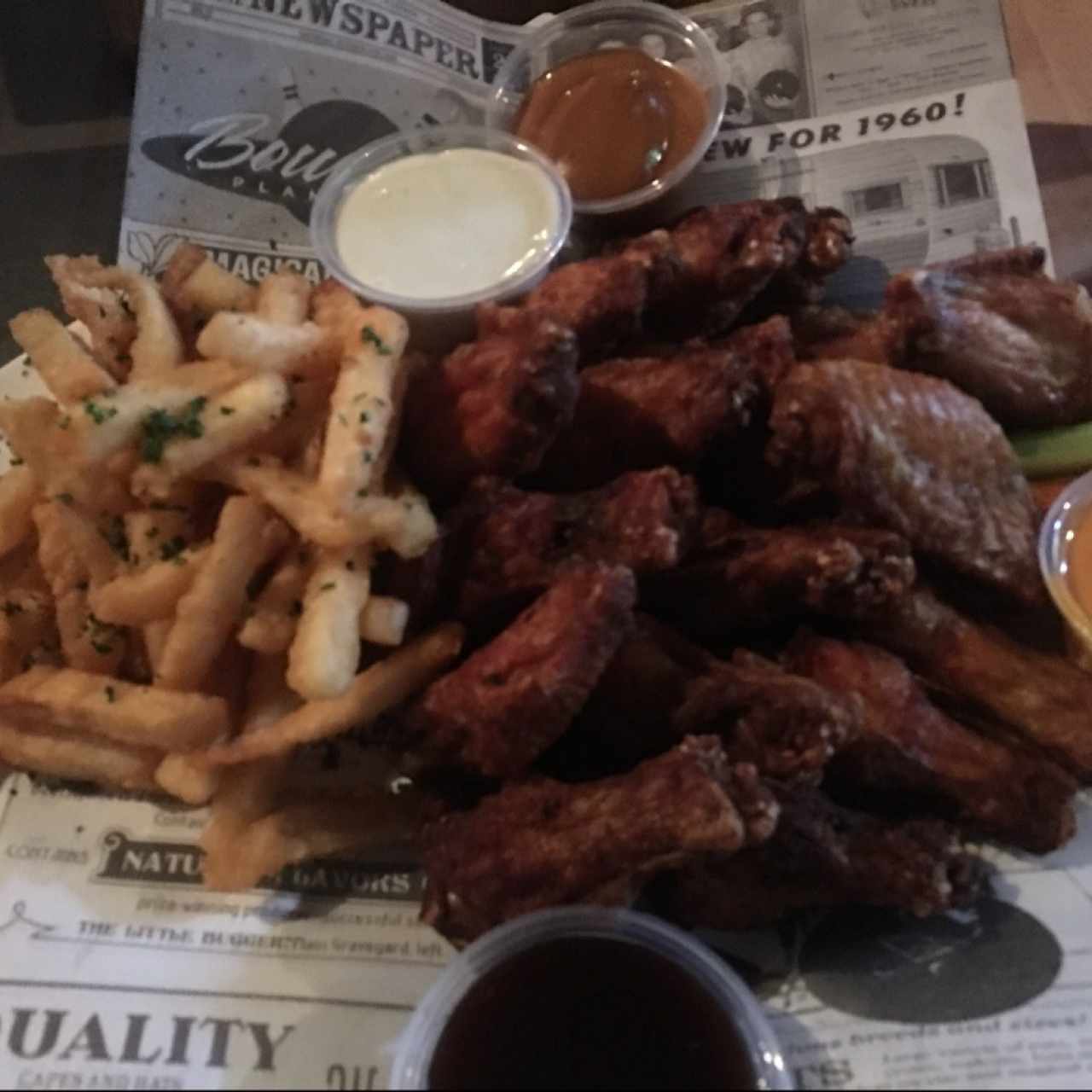 alitas de pollo