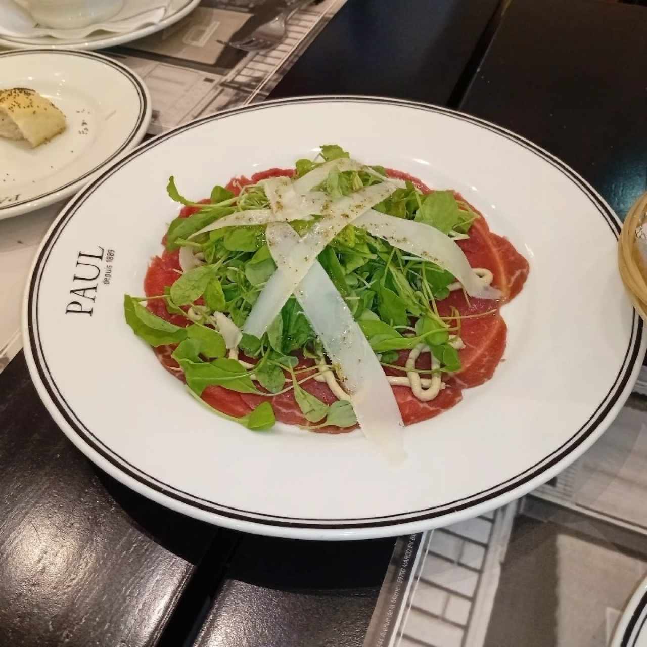 Entradas - Carpaccio de Veau