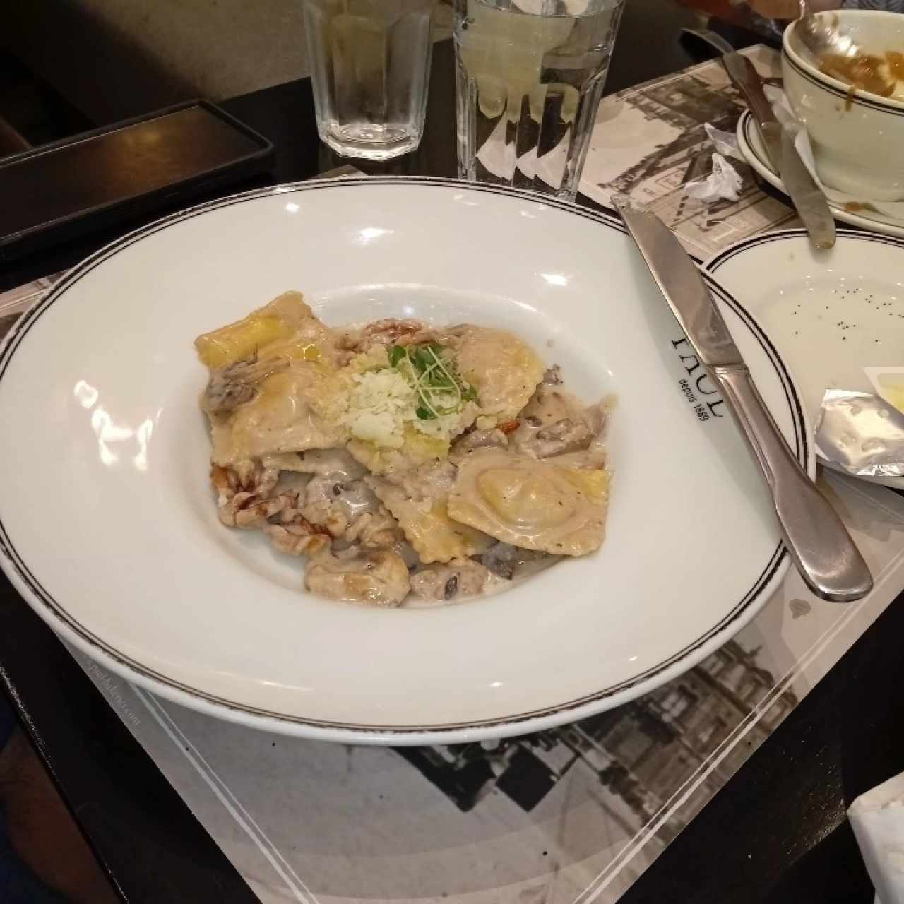 Raviolis Farcis aux Champignons et Ricotta