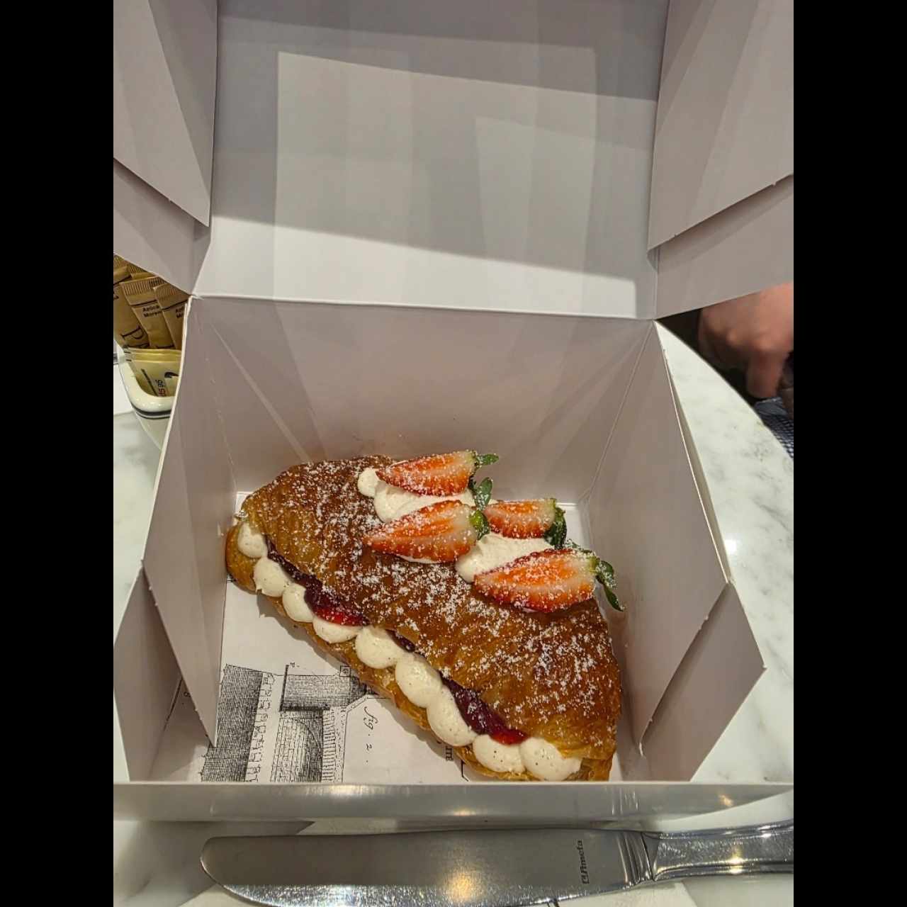 Pasteles - Croissant ave Cheesecake