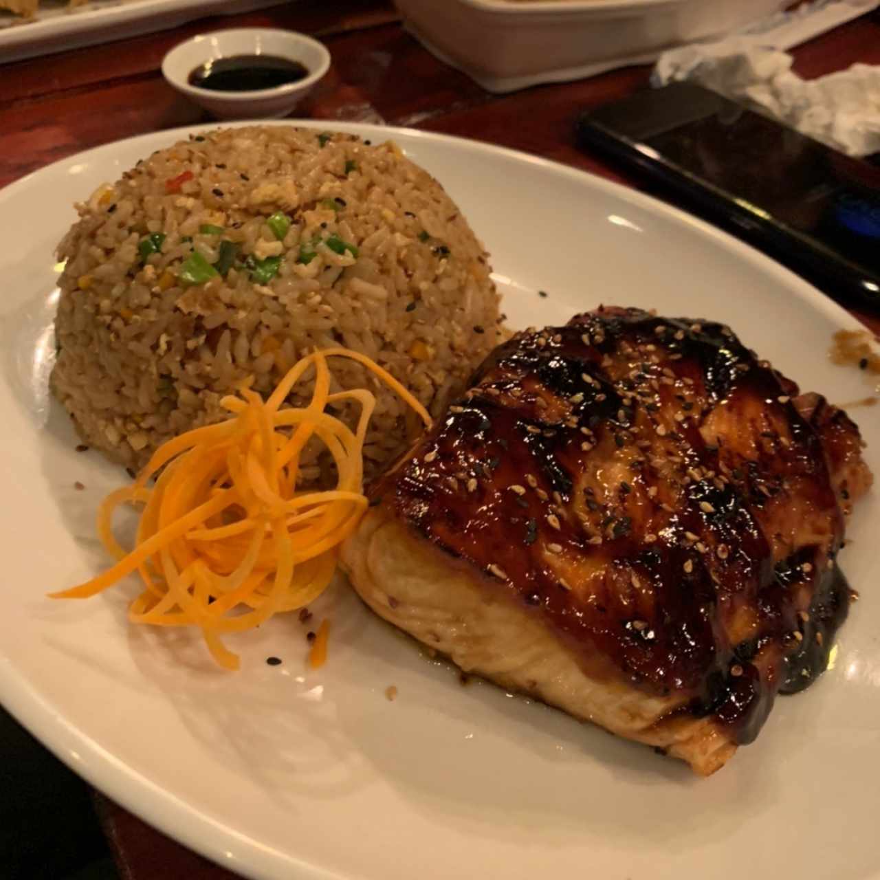 Teppanyaki - Salmón