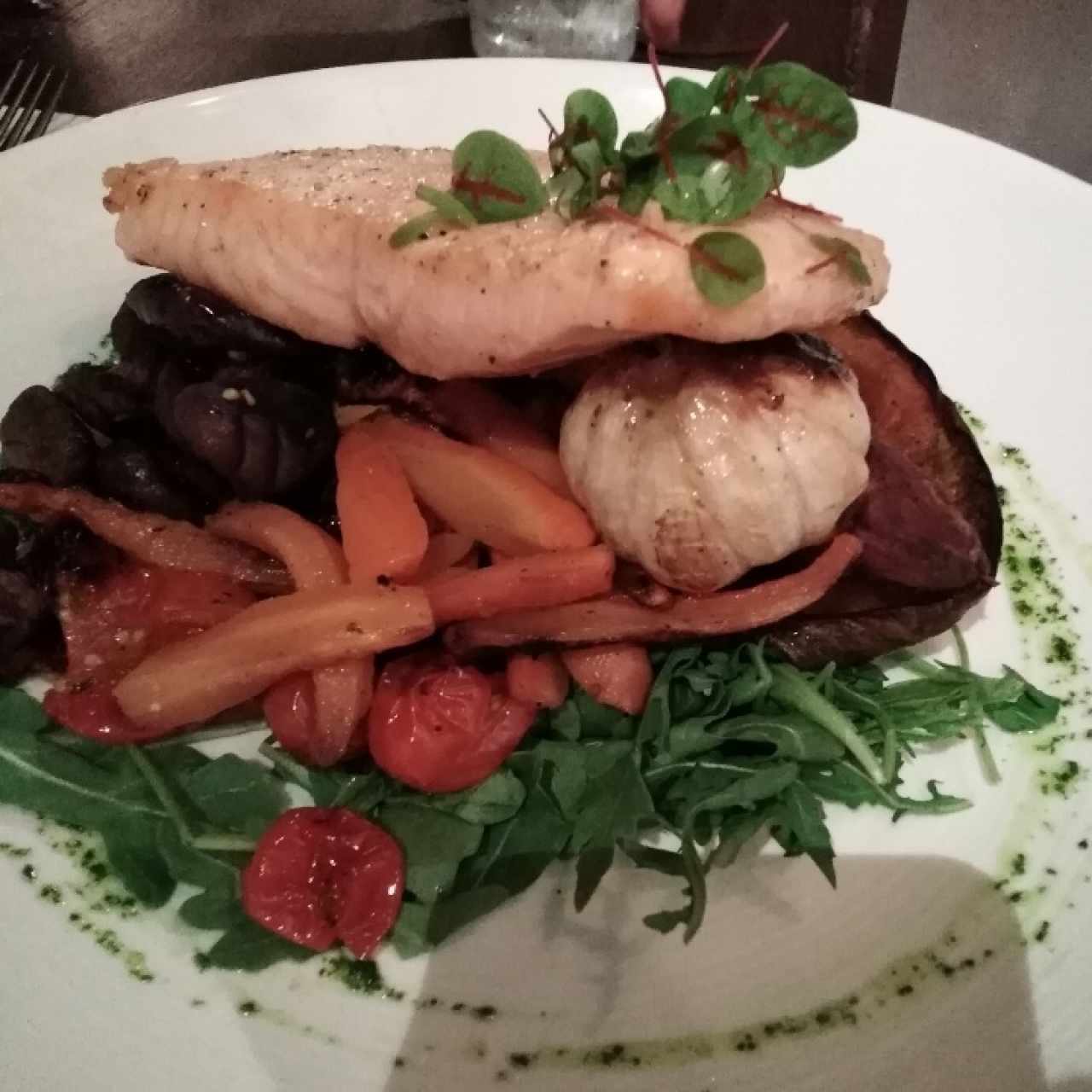 Salmón a la Brasa