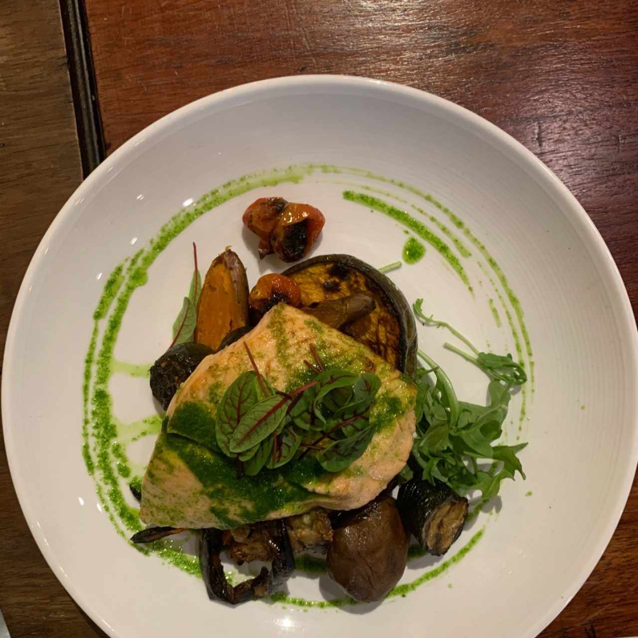 Salmón a la Brasa
