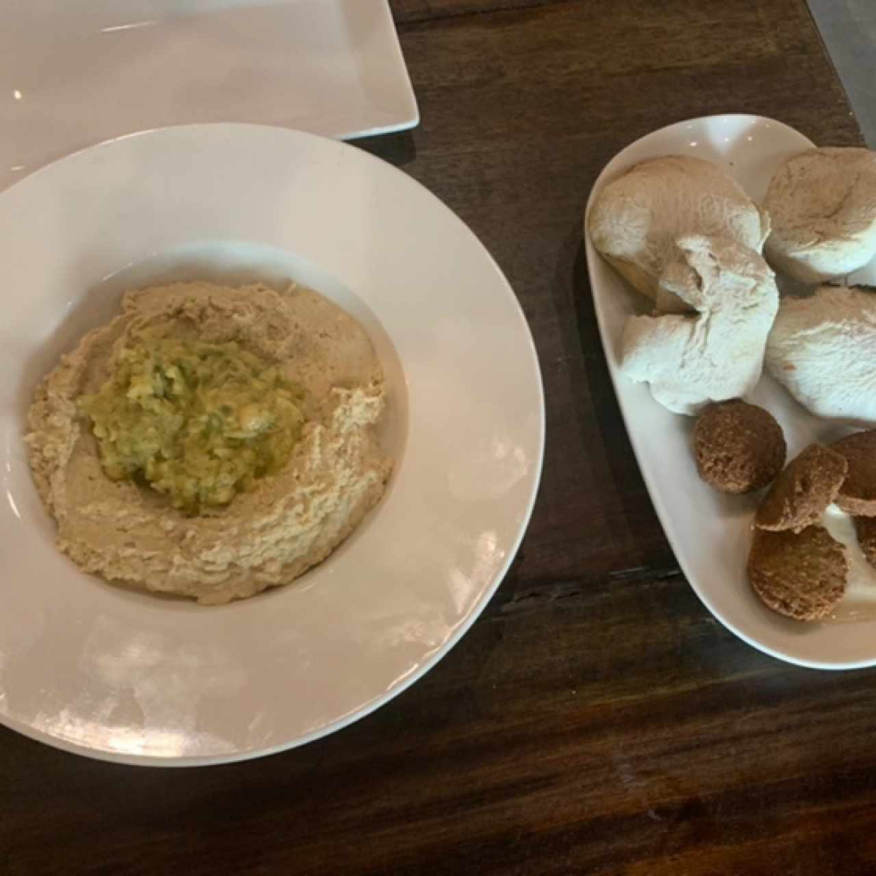 Falafel con babaganoush