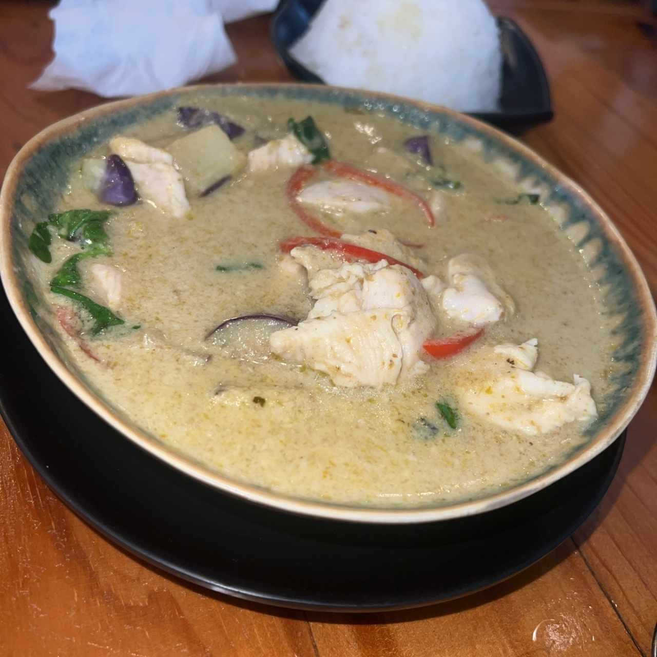 Curry de pollo