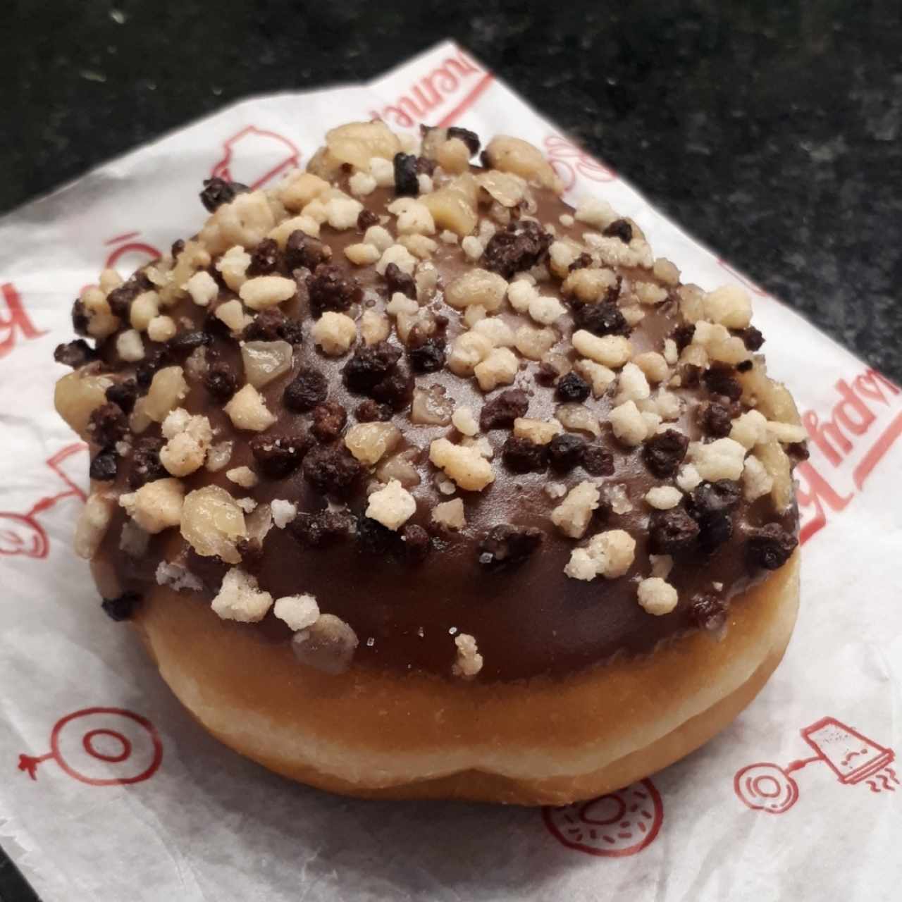 Krunch rellena de Caramelo