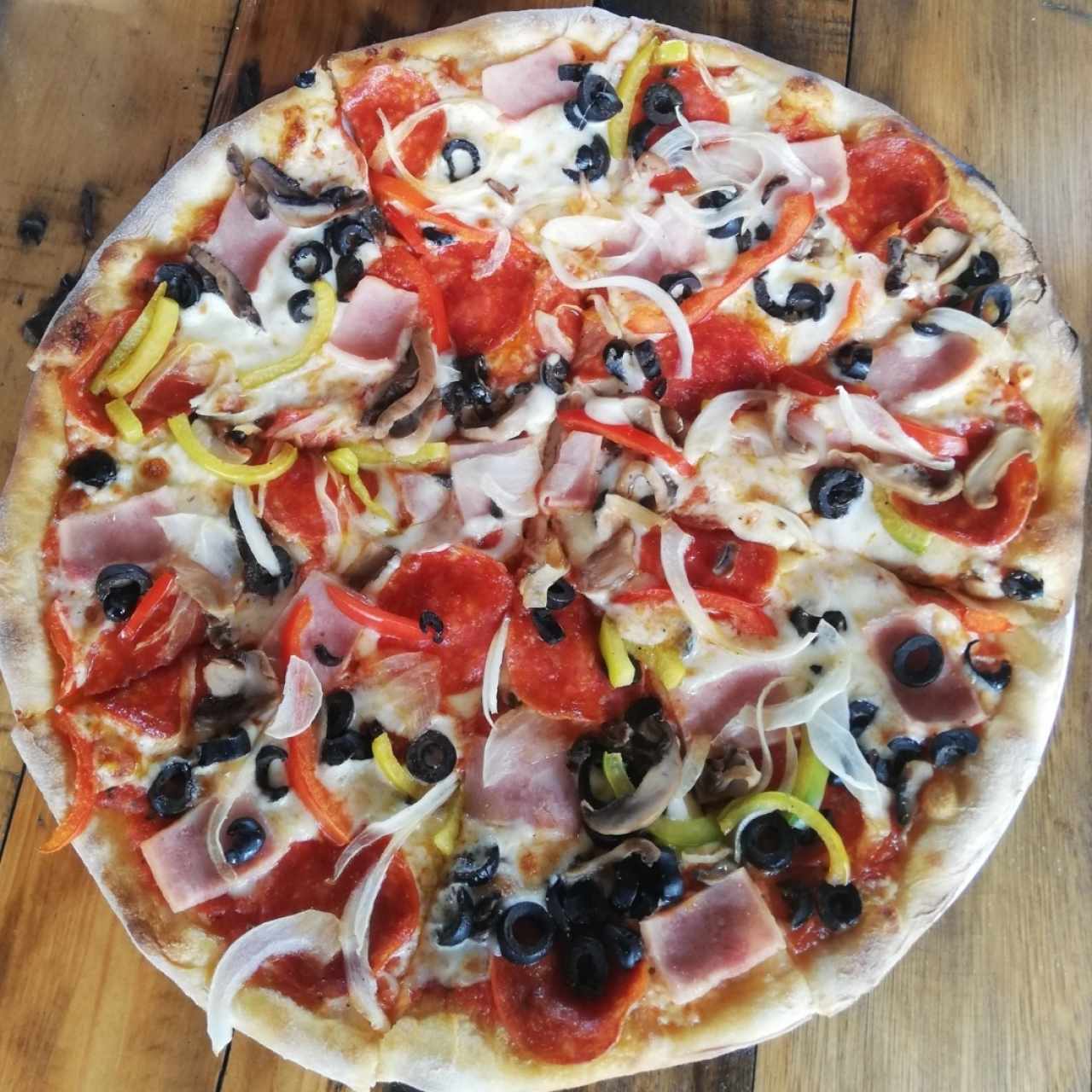 La pizza the words
