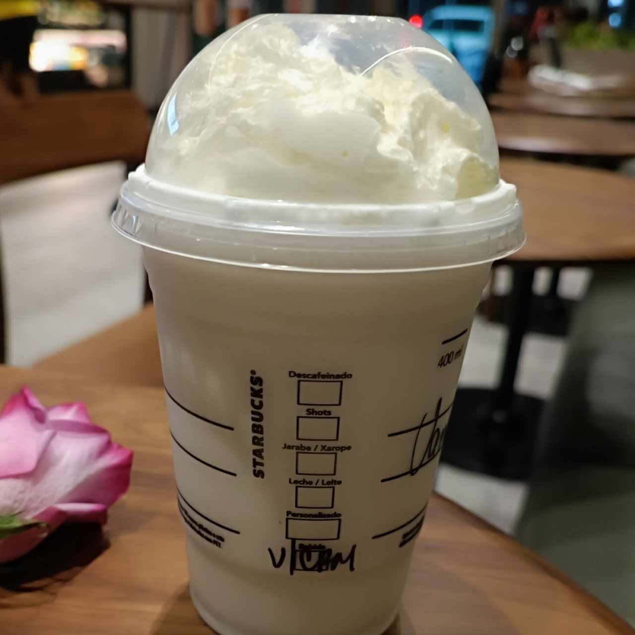 Frappuccino de Vainilla Cream