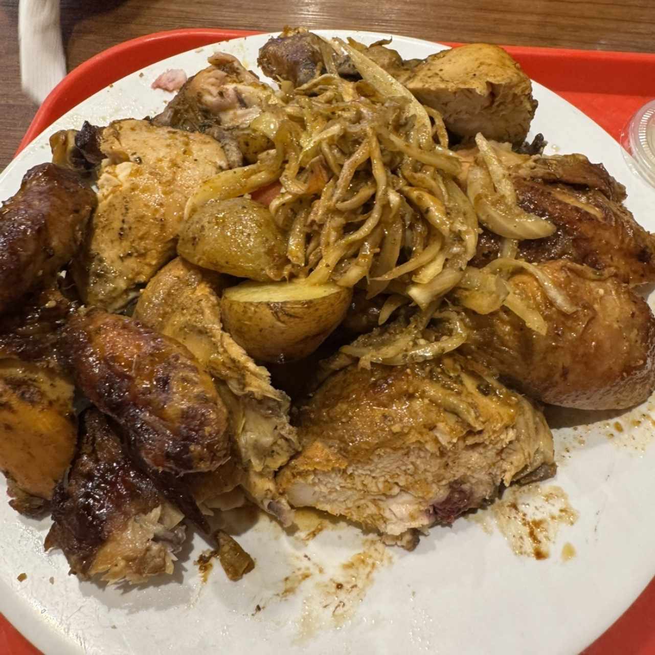 1 pollo a la brasa 
